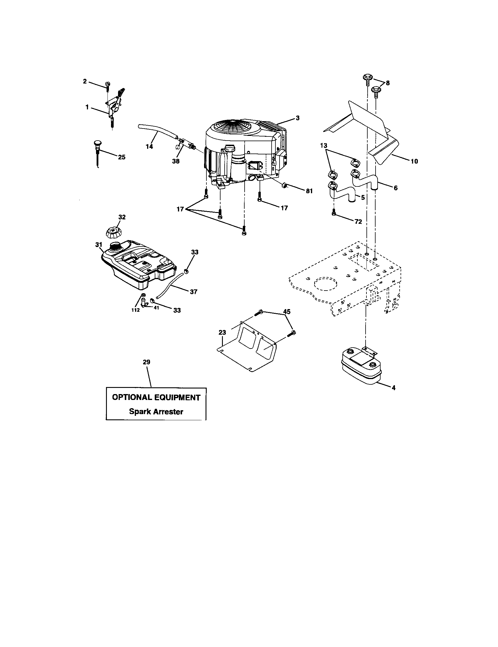 Craftsman 917275740 engine diagram