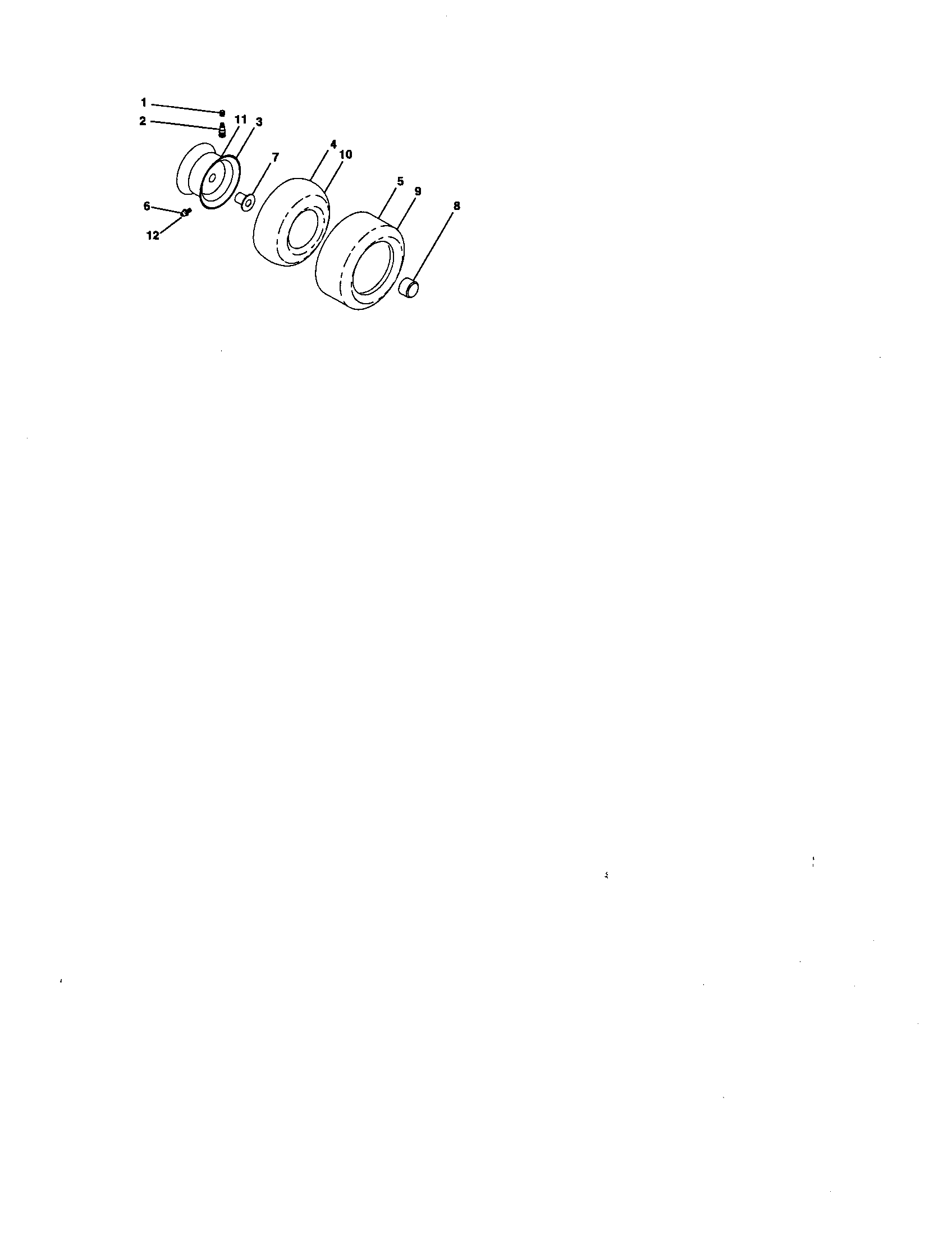 Craftsman 917276350 wheels and tires diagram