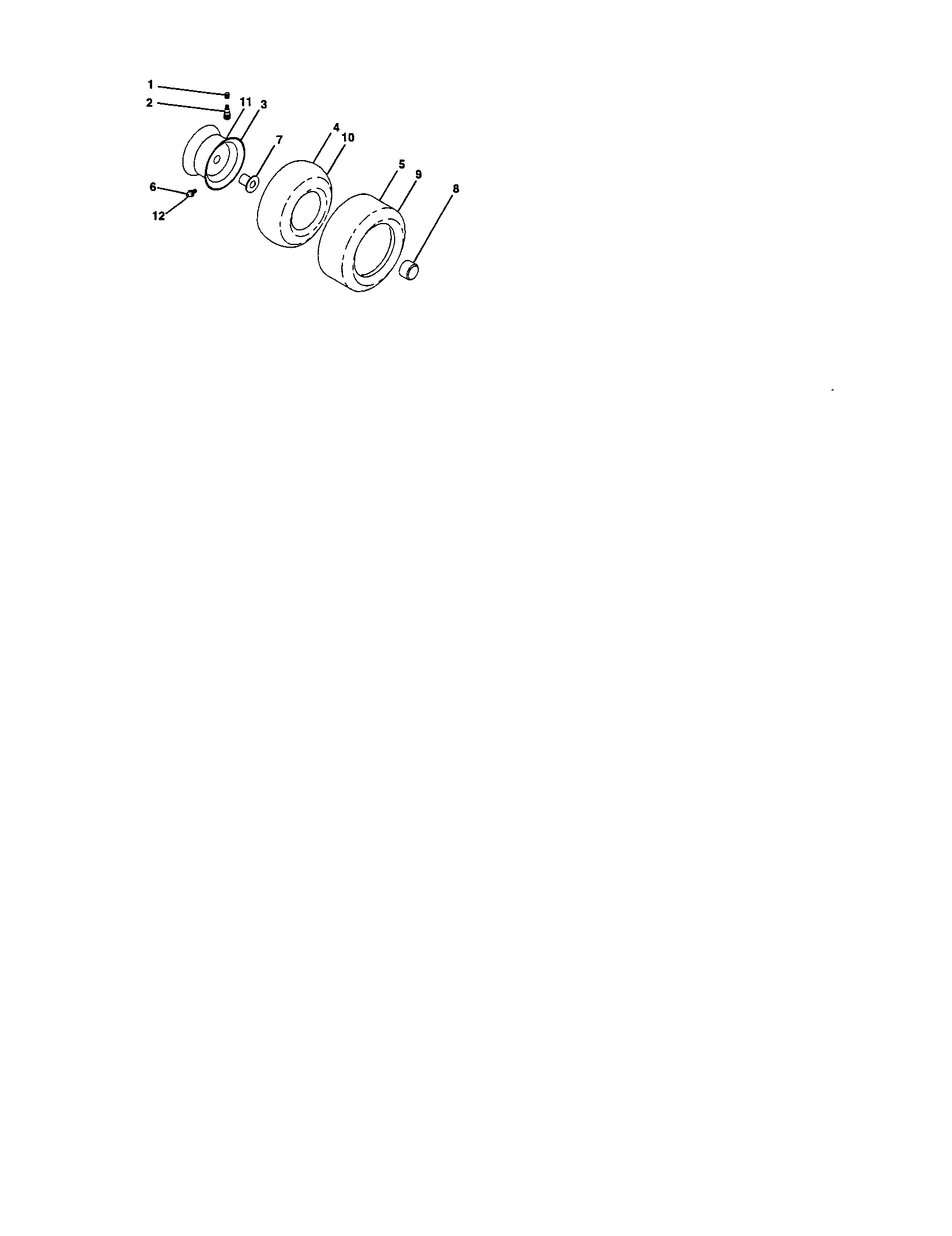 Craftsman 917276360 wheels and tires diagram