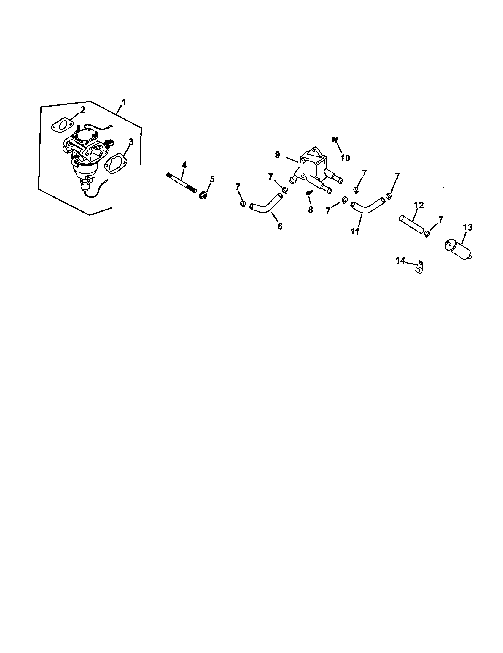 Craftsman 917276350 fuel system diagram
