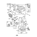 Craftsman 917376571 cylinder/crankshaft/sump-engine diagram