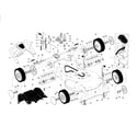 Craftsman 917375950 wheels/tires/gearcase diagram