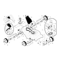 Craftsman 917377061 gearcase/wheels/tires diagram