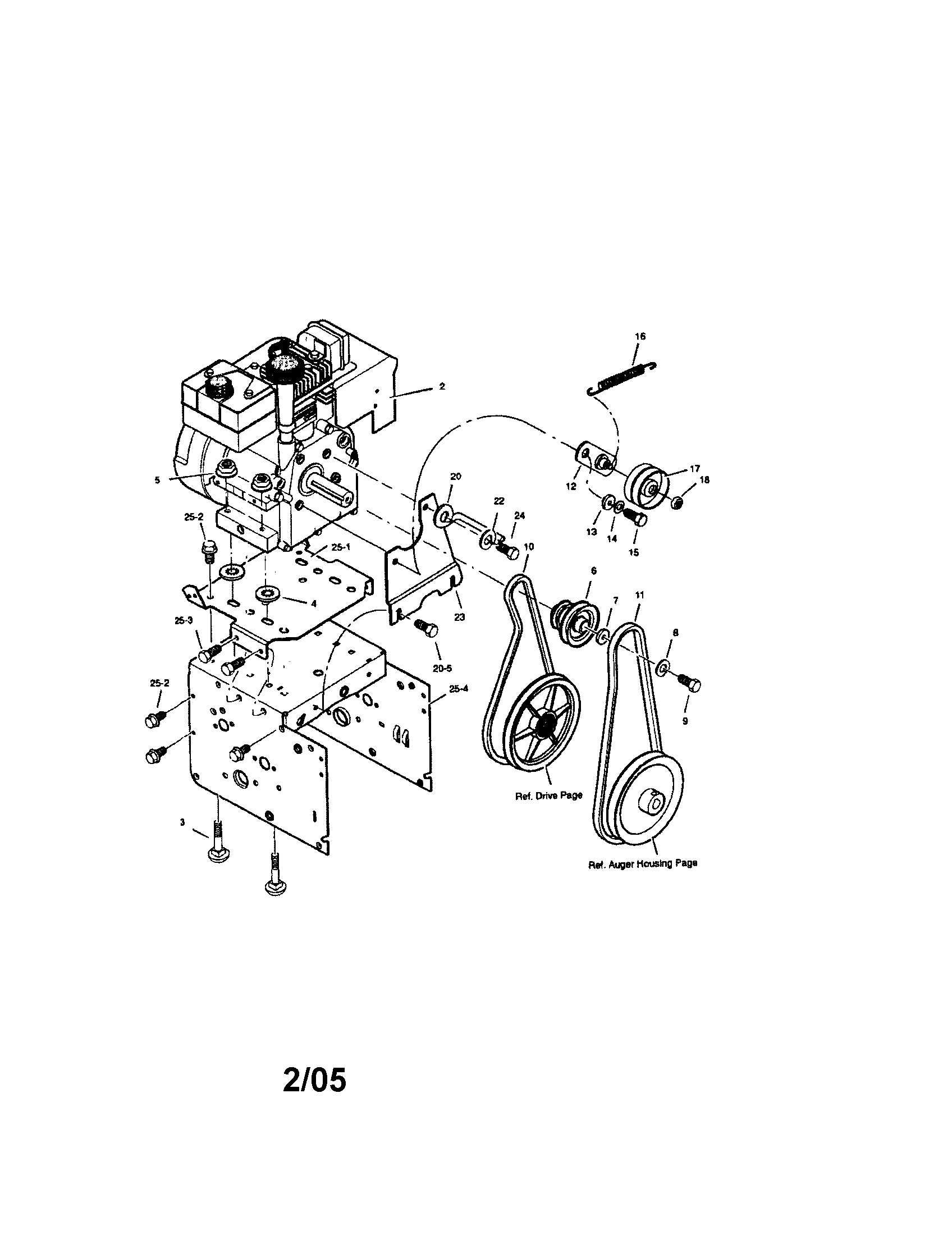 Sears Canada 95052311-0 engine diagram