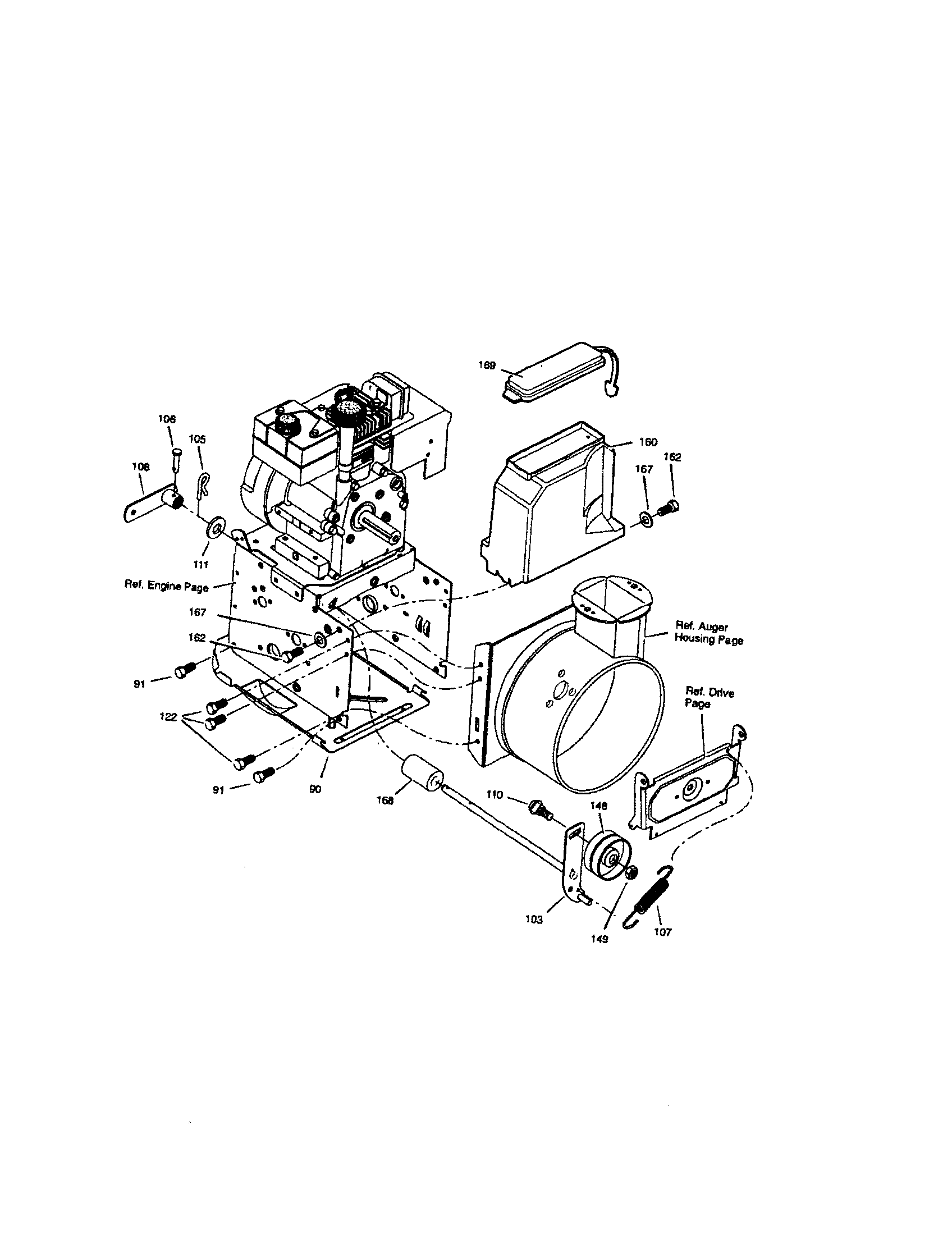Sears Canada 95052311-0 frame diagram