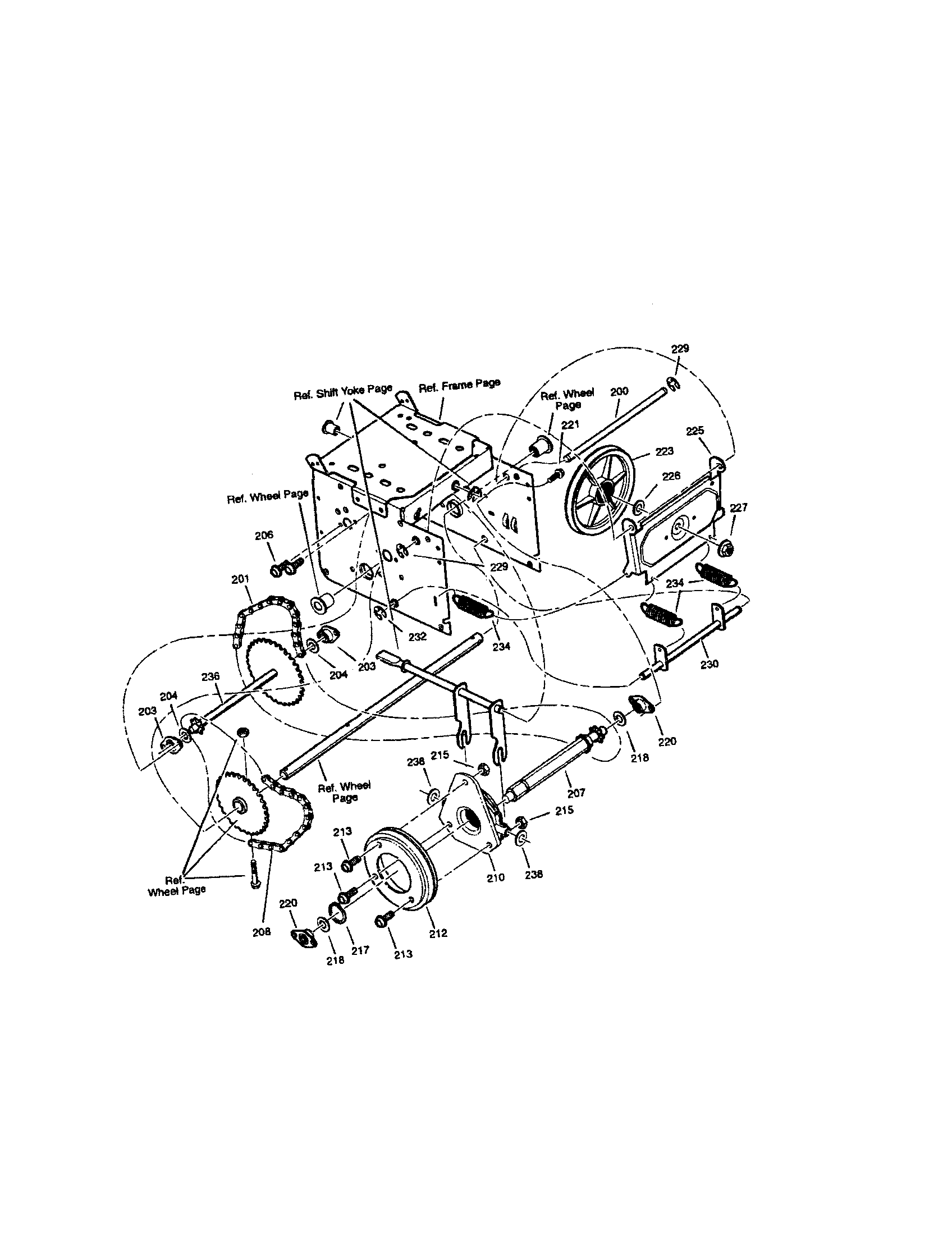Sears Canada 95052311-0 drive diagram