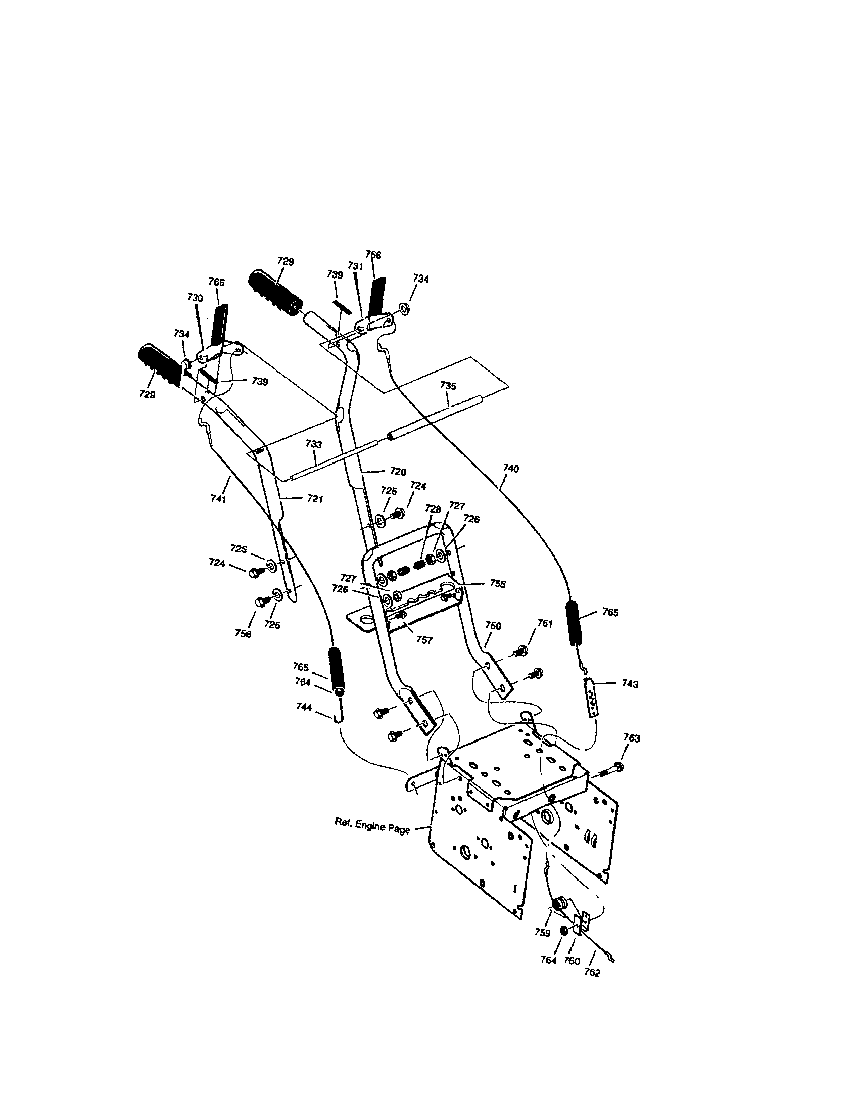 Sears Canada 95052311-0 handle diagram