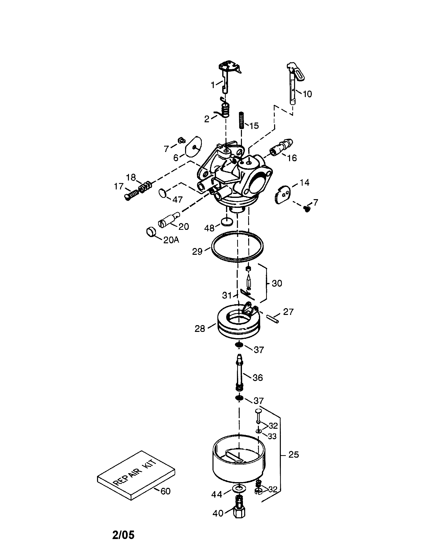 Craftsman 247887900 carburetor assembly diagram