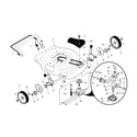 Craftsman 917379370 wheels/tires/gearcase diagram