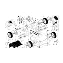 Craftsman 917377091 wheels/tires/gearcase diagram