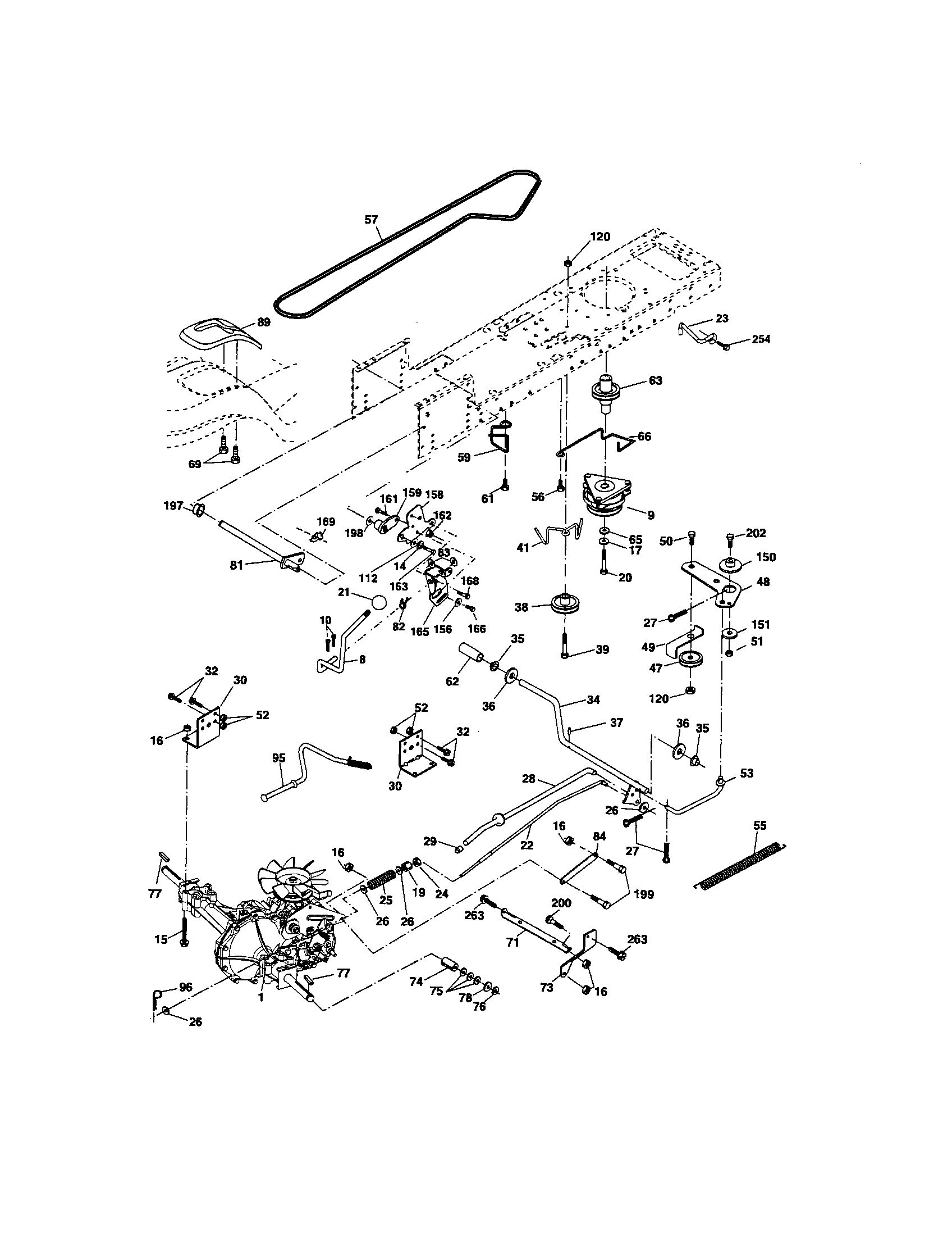 Craftsman 917275682 ground drive diagram