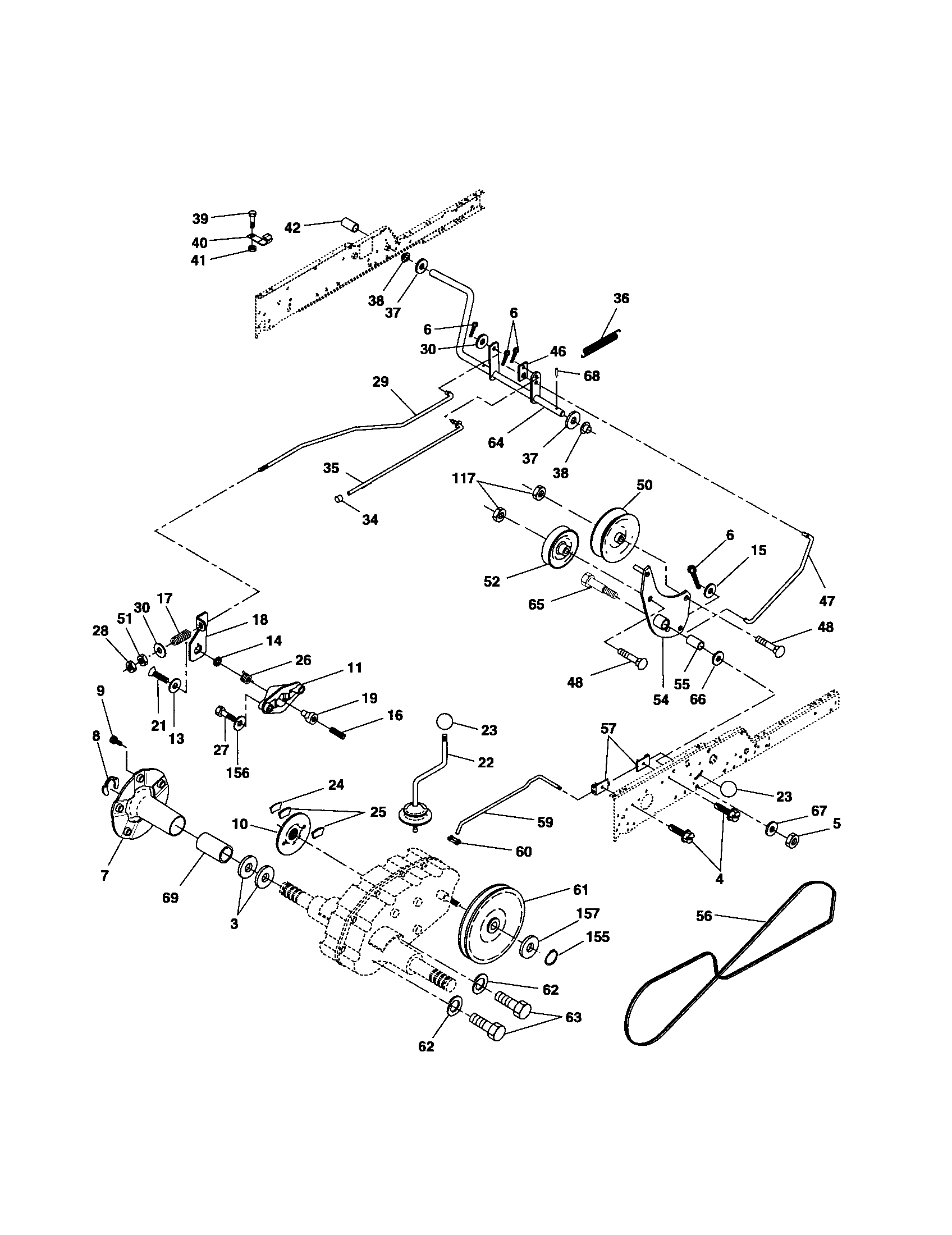 Husqvarna 917279090 ground drive diagram