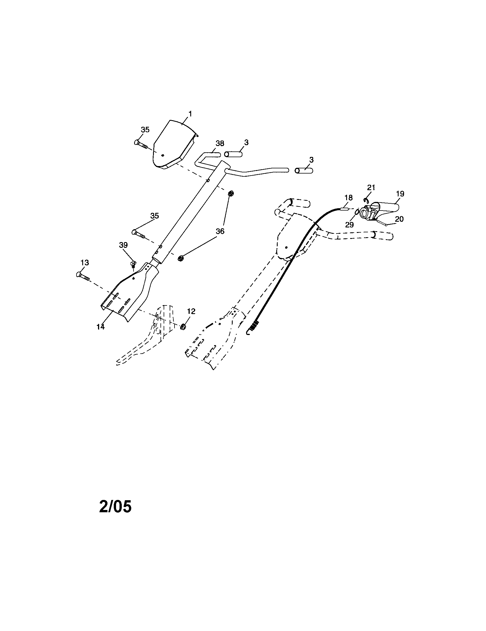 Craftsman 917291491 handles diagram