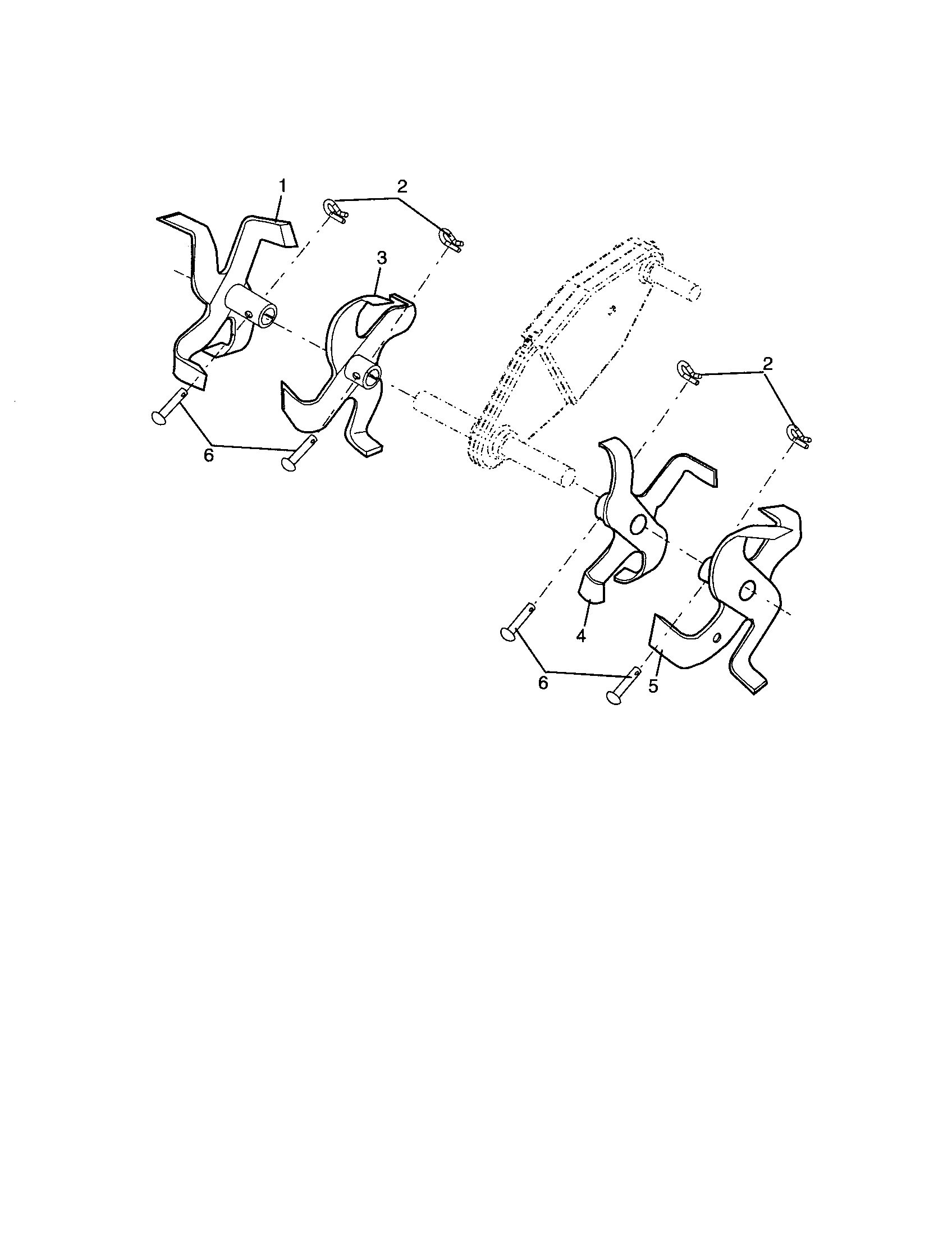 Craftsman 917291491 tine assembly diagram
