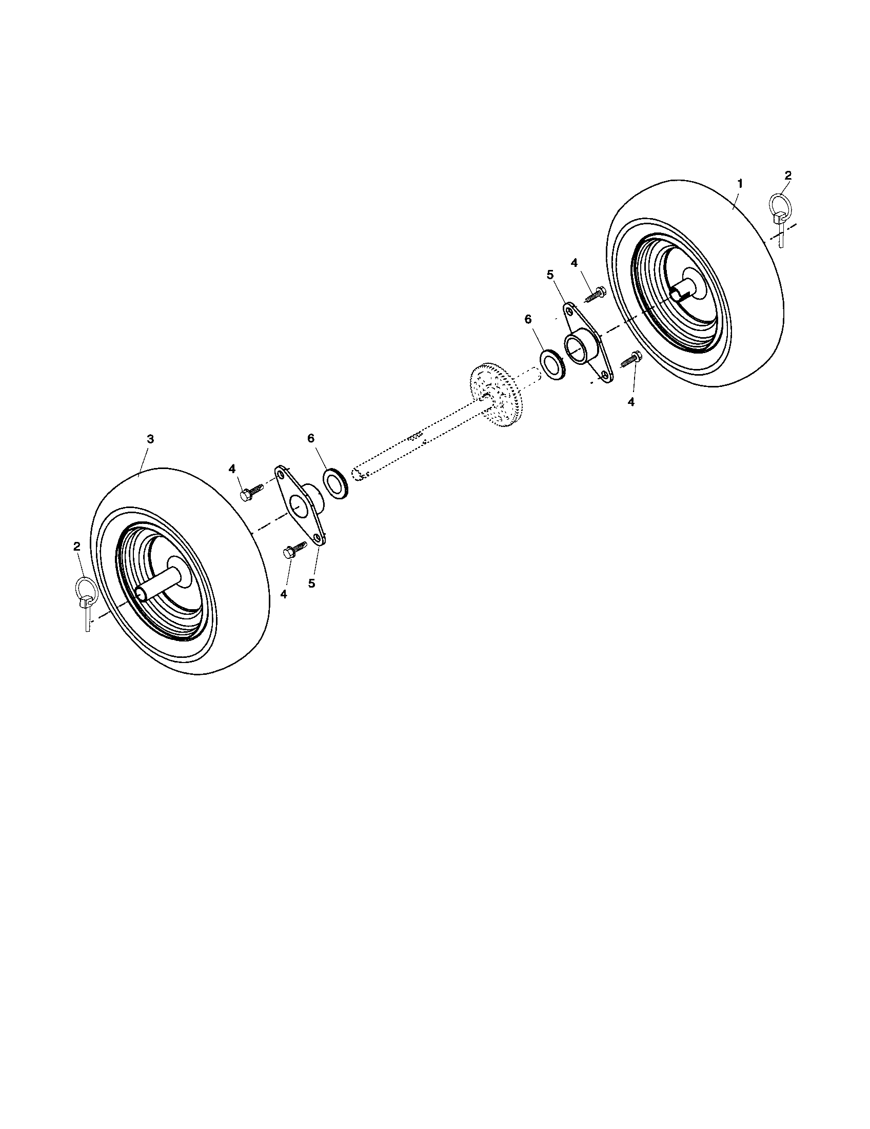 Husqvarna HL1027 STEA wheels and tires diagram