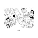 Craftsman 917389880 engine/housing/handle diagram