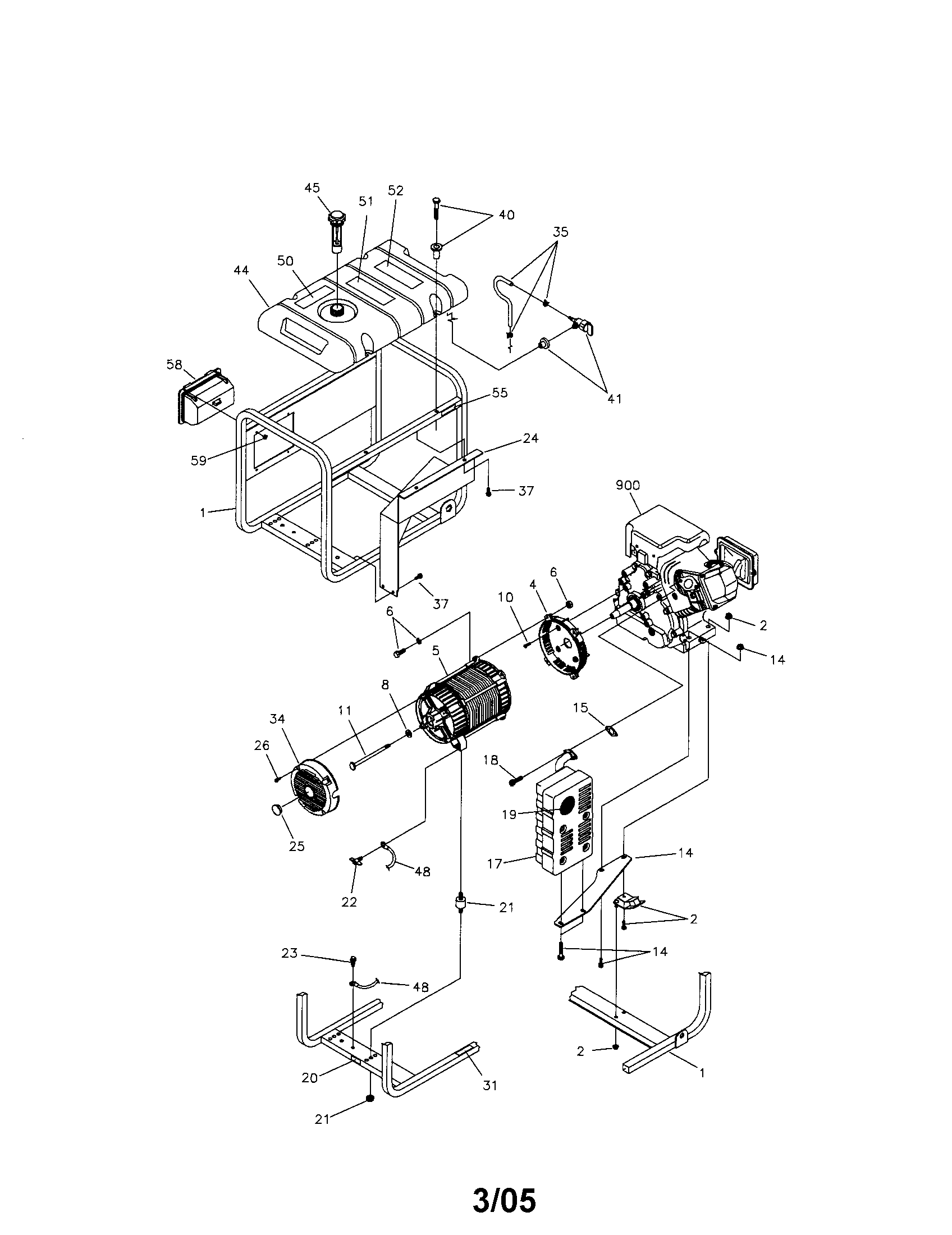 Craftsman 580325600 main unit diagram