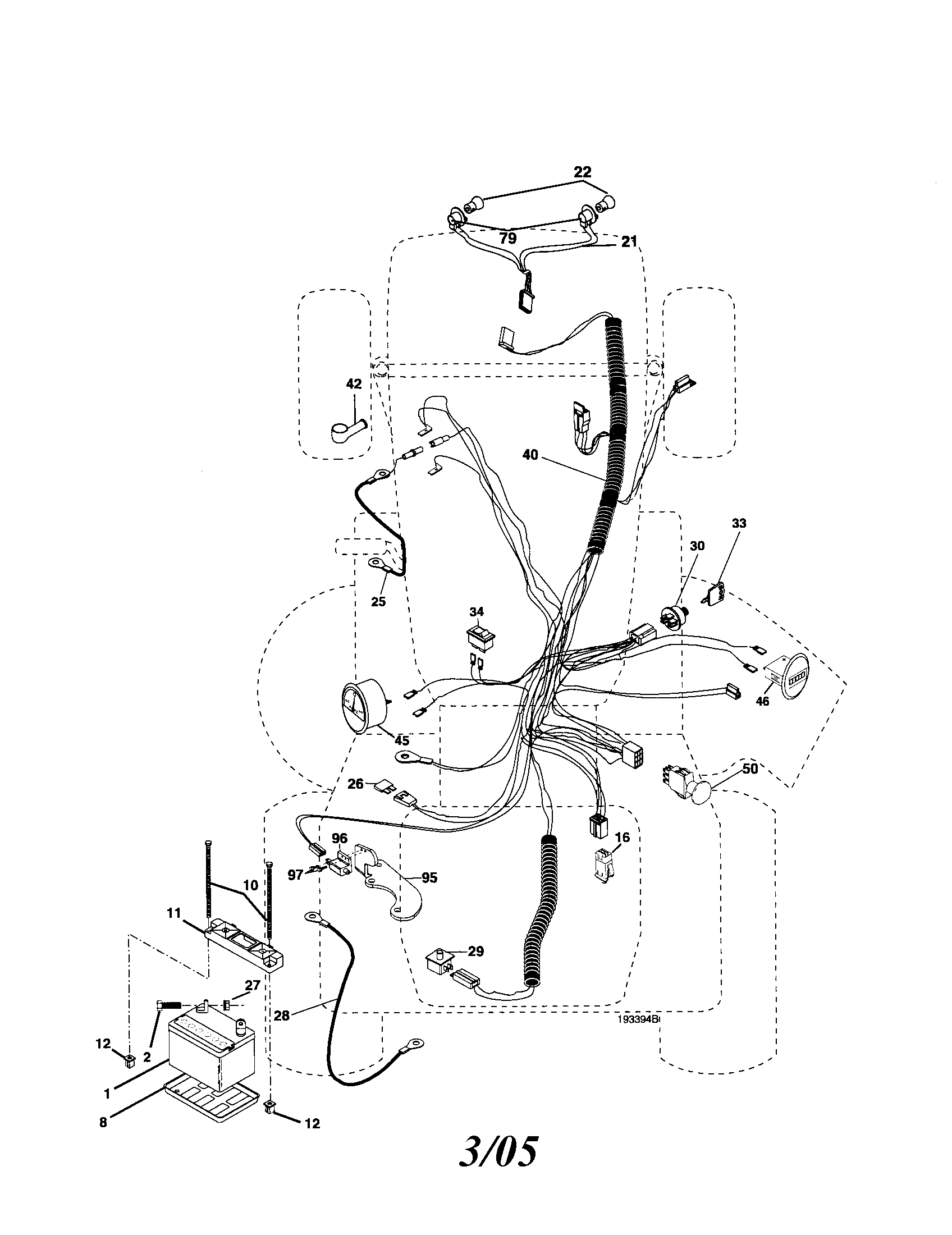 Husqvarna 917279100 electrical diagram