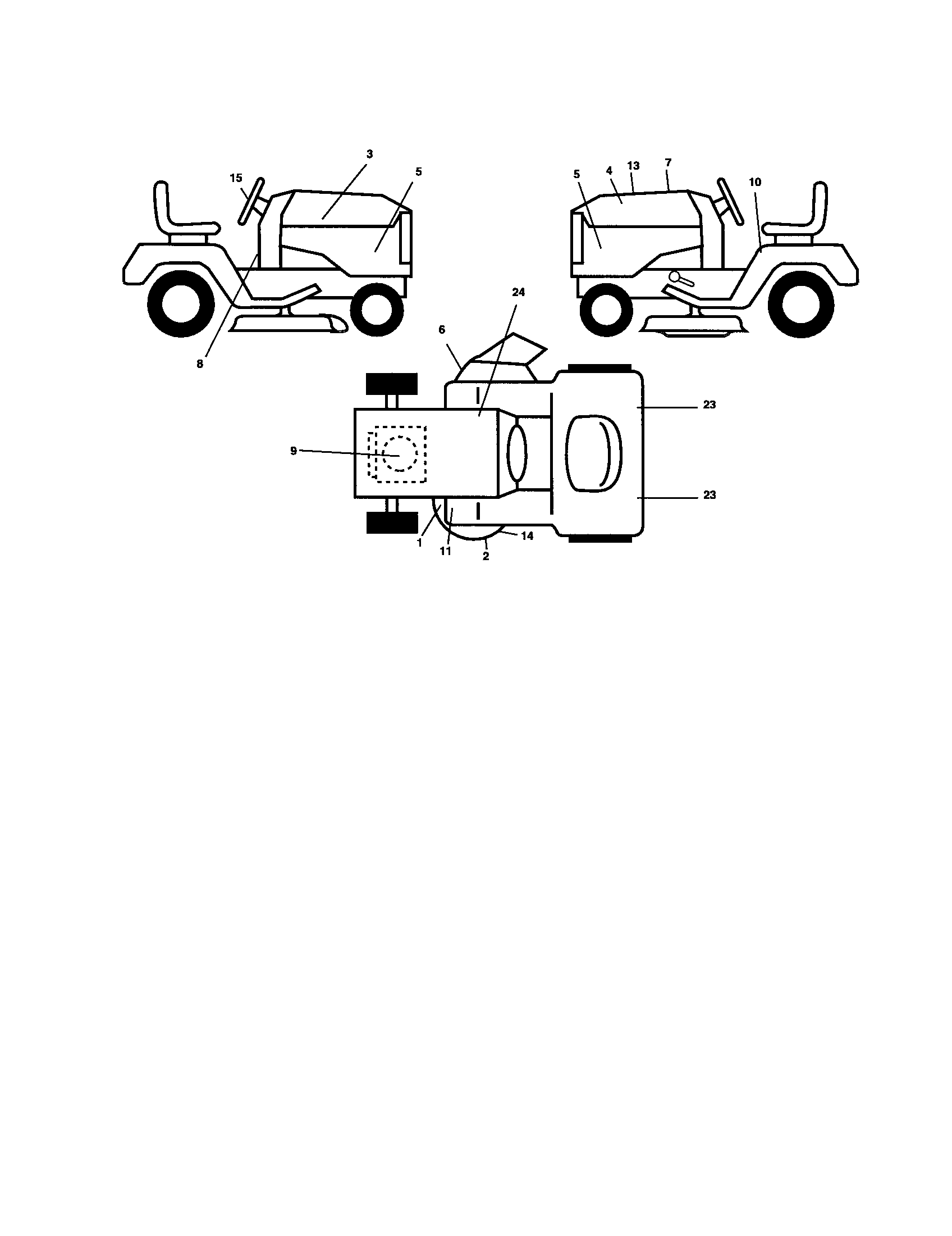 Husqvarna 917279100 decals diagram