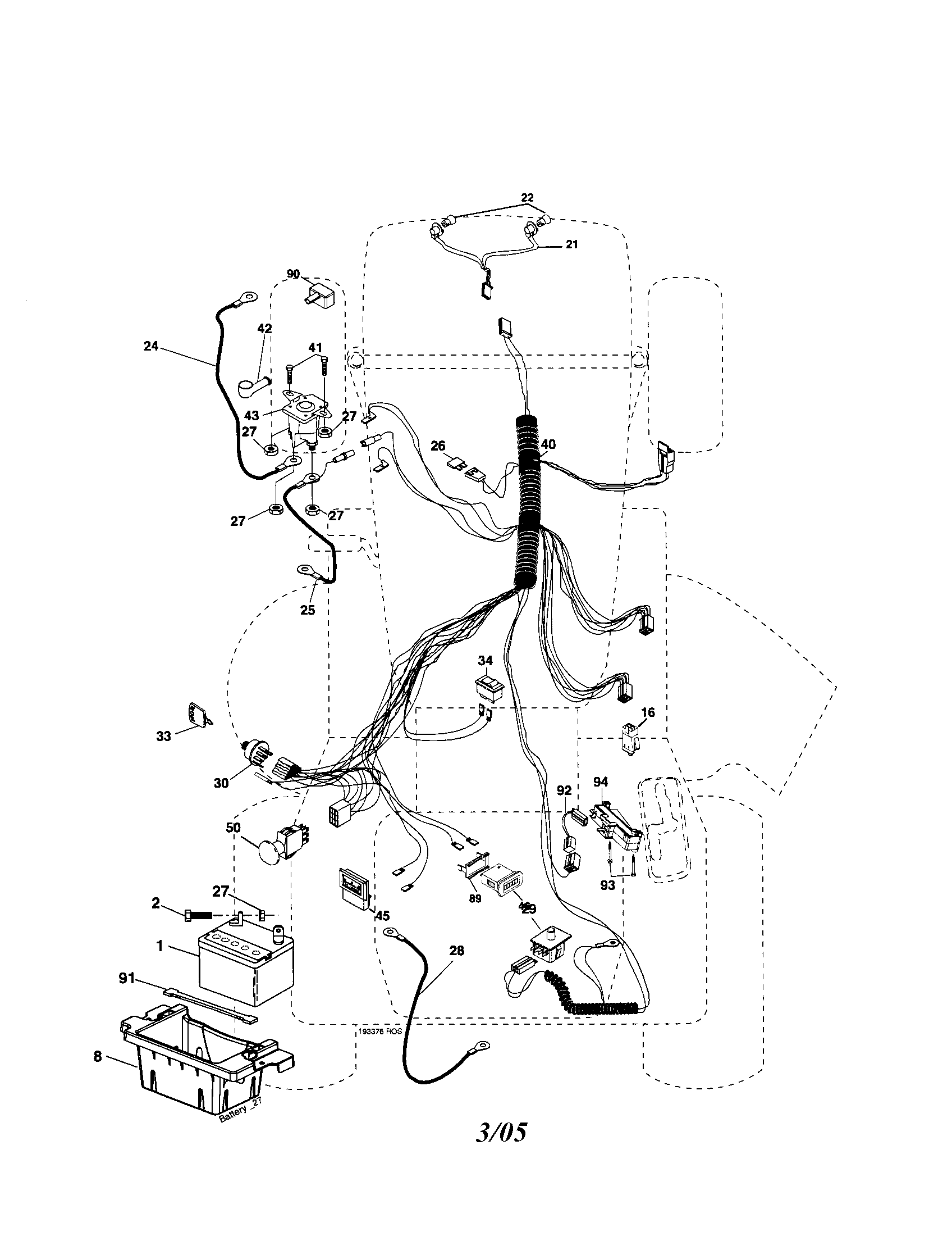 Husqvarna 279080 electrical diagram