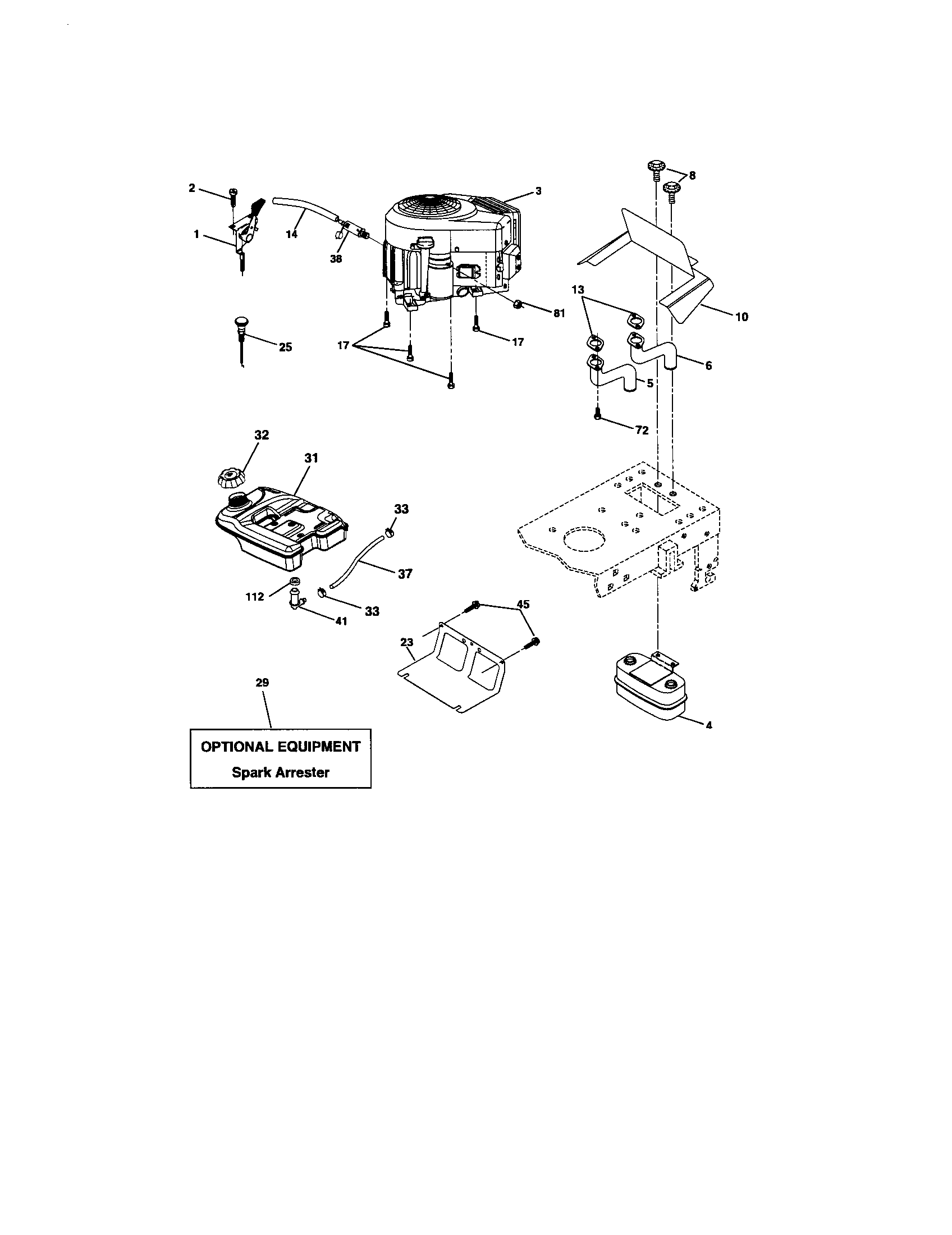 Husqvarna 279080 engine diagram
