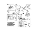 Craftsman 917376552 blower housing/rewind starter diagram