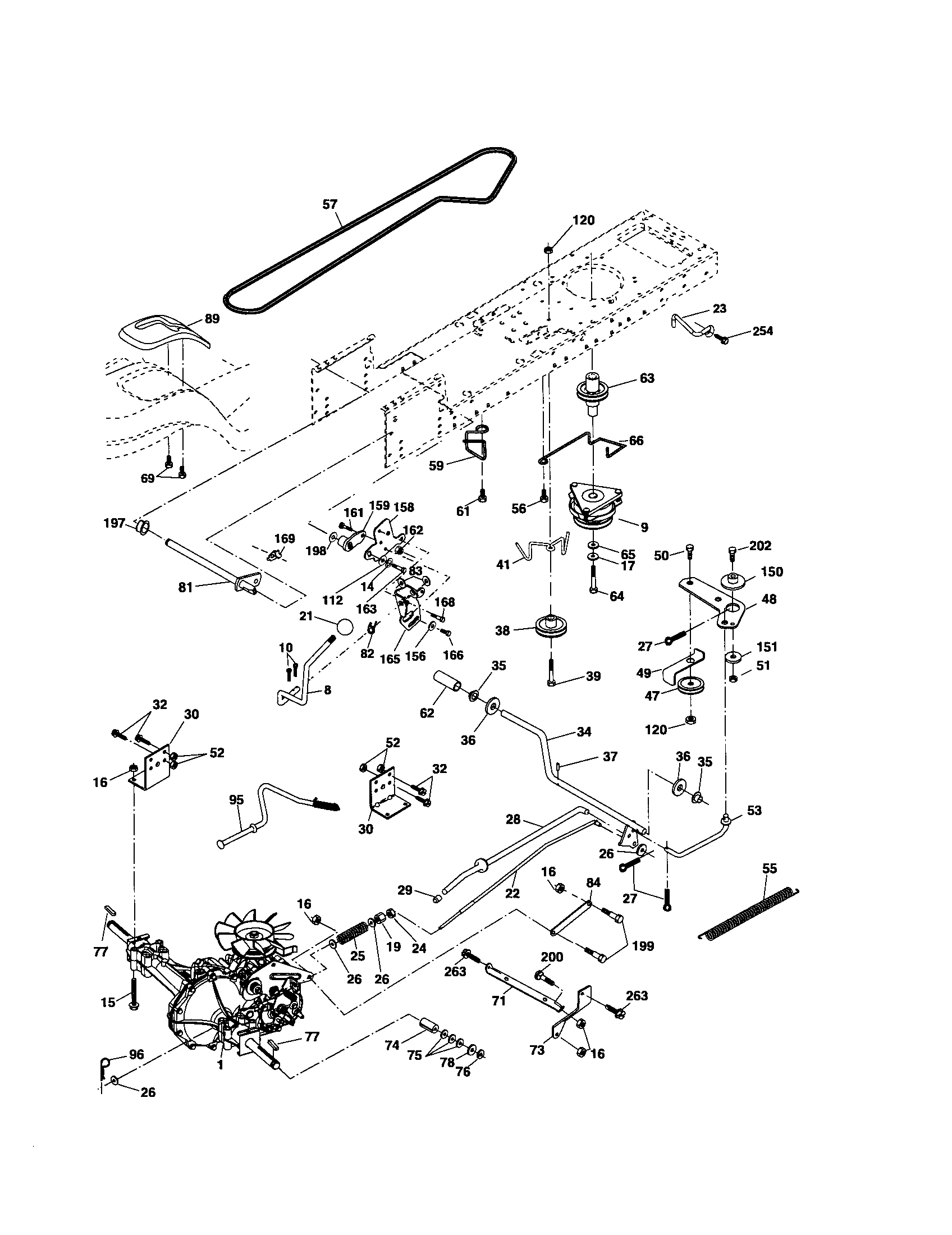 Husqvarna 917279060 drive diagram