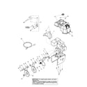 Troybilt 1028 engine shroud/auger pulley diagram