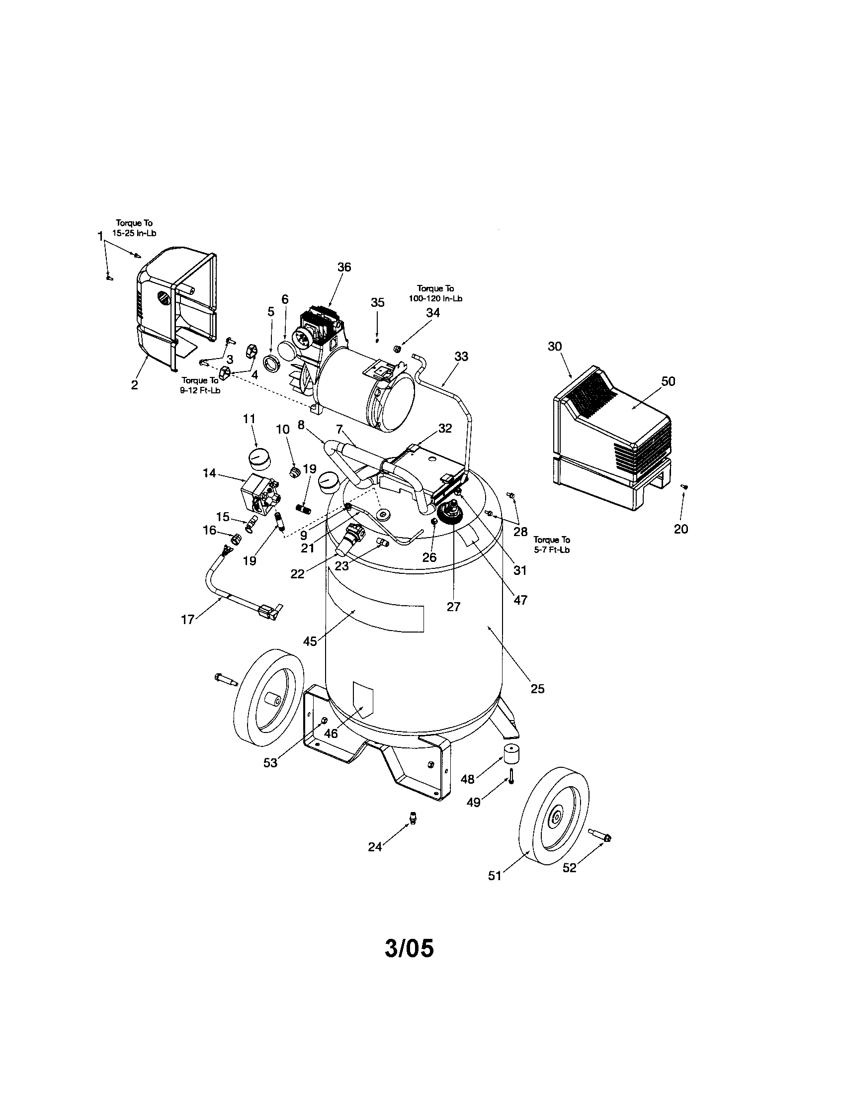 Craftsman 919167301 tank/pump/wheels diagram