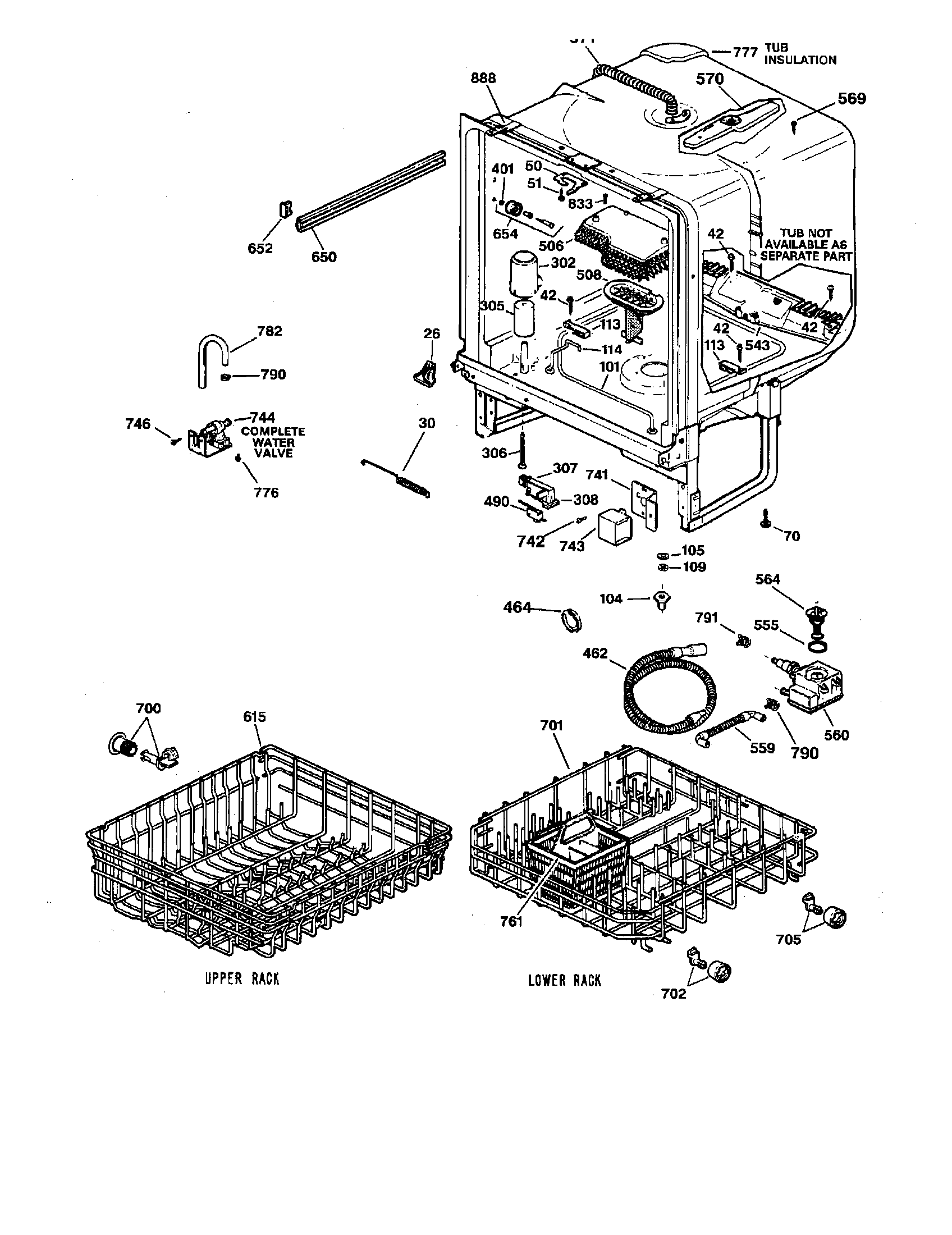 Kenmore 36314589100 body diagram