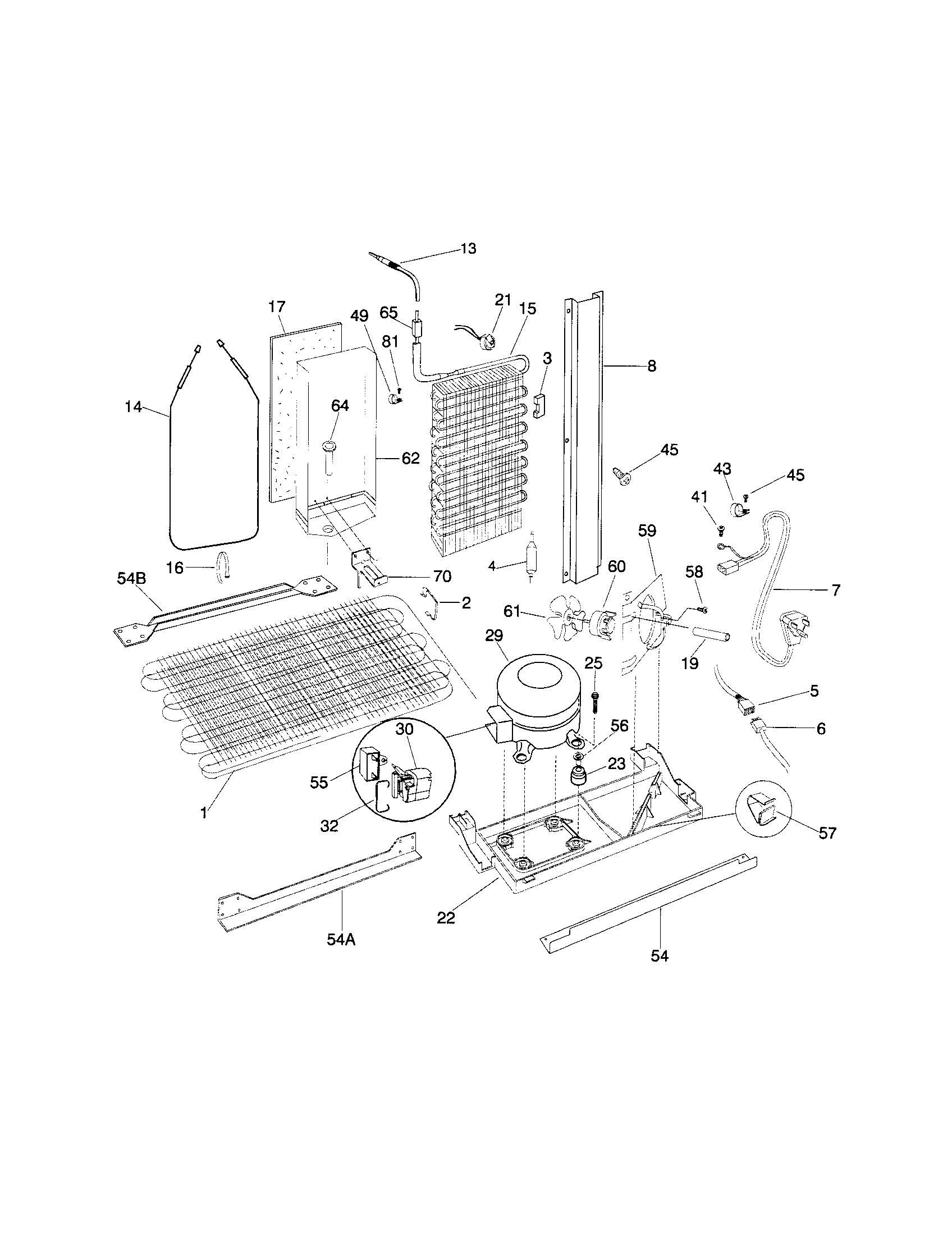 Frigidaire FRS26ZTHB2 system diagram