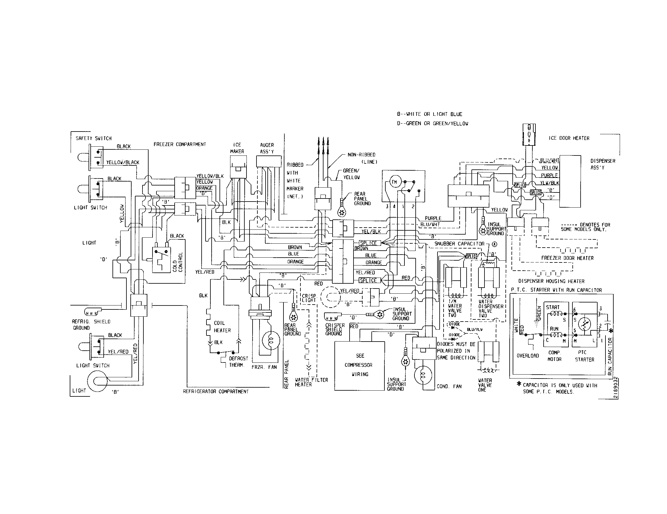 Frigidaire FRS26ZTHB2 wiring diagram diagram