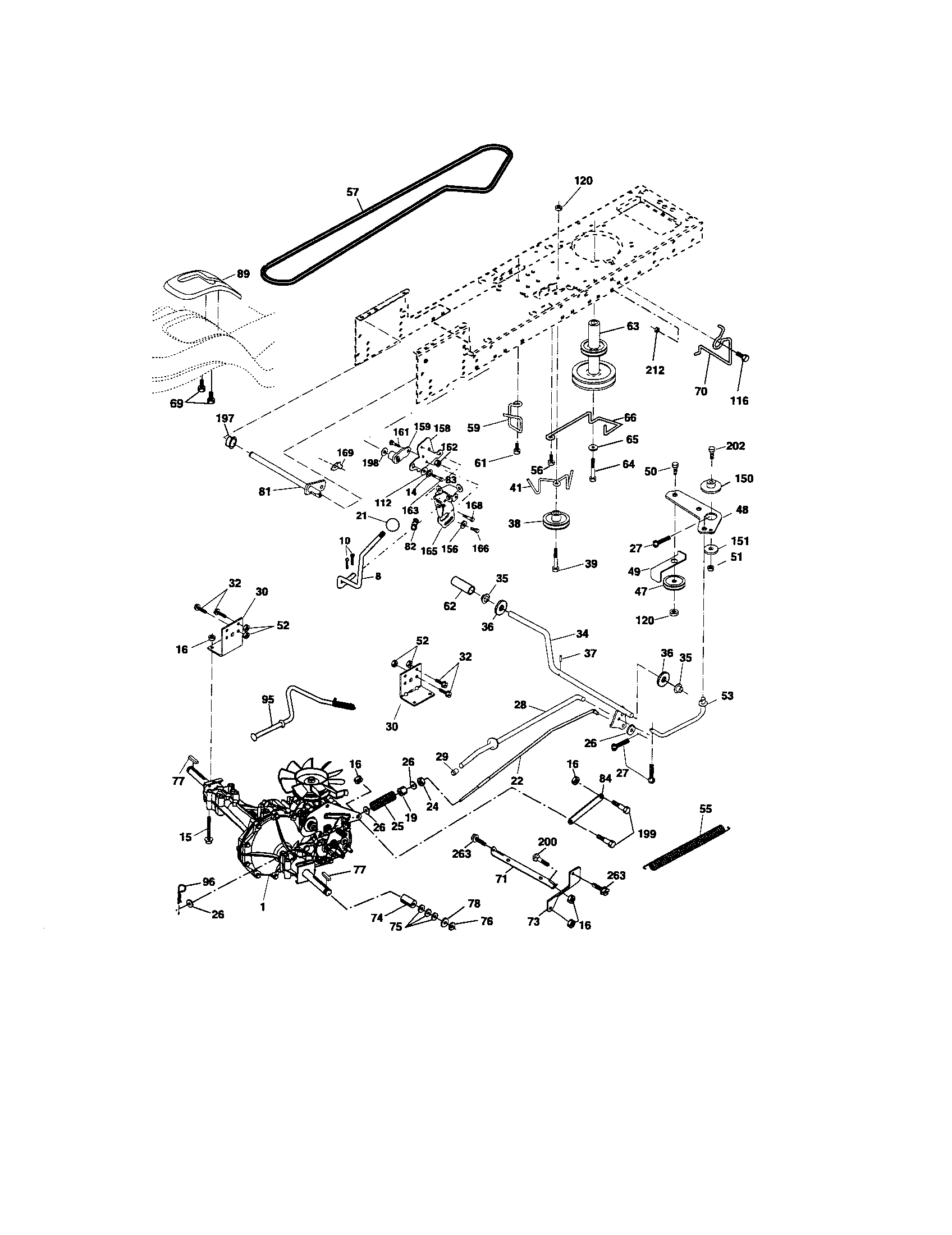 Craftsman 917275180 ground drive diagram