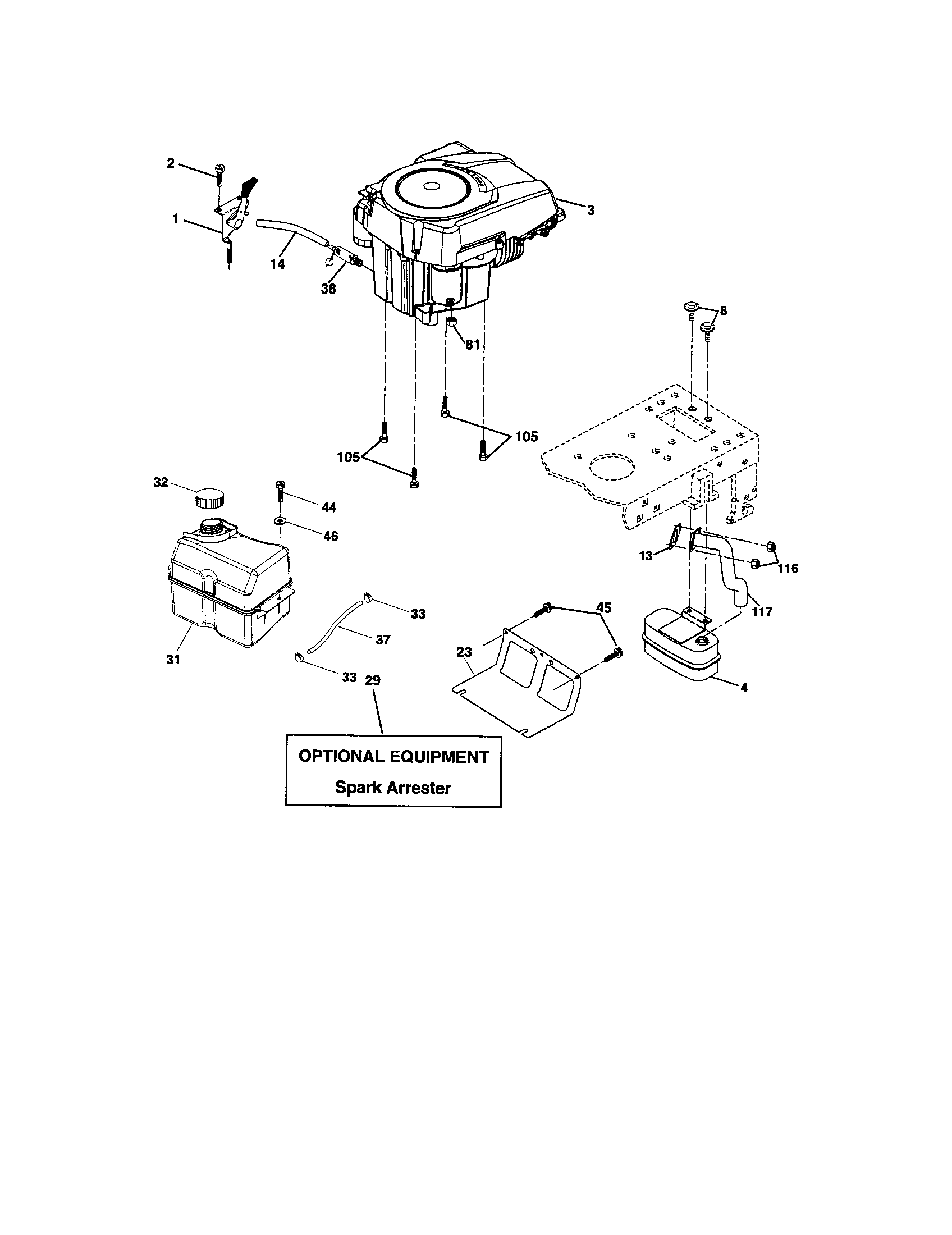 Craftsman 917275180 engine diagram