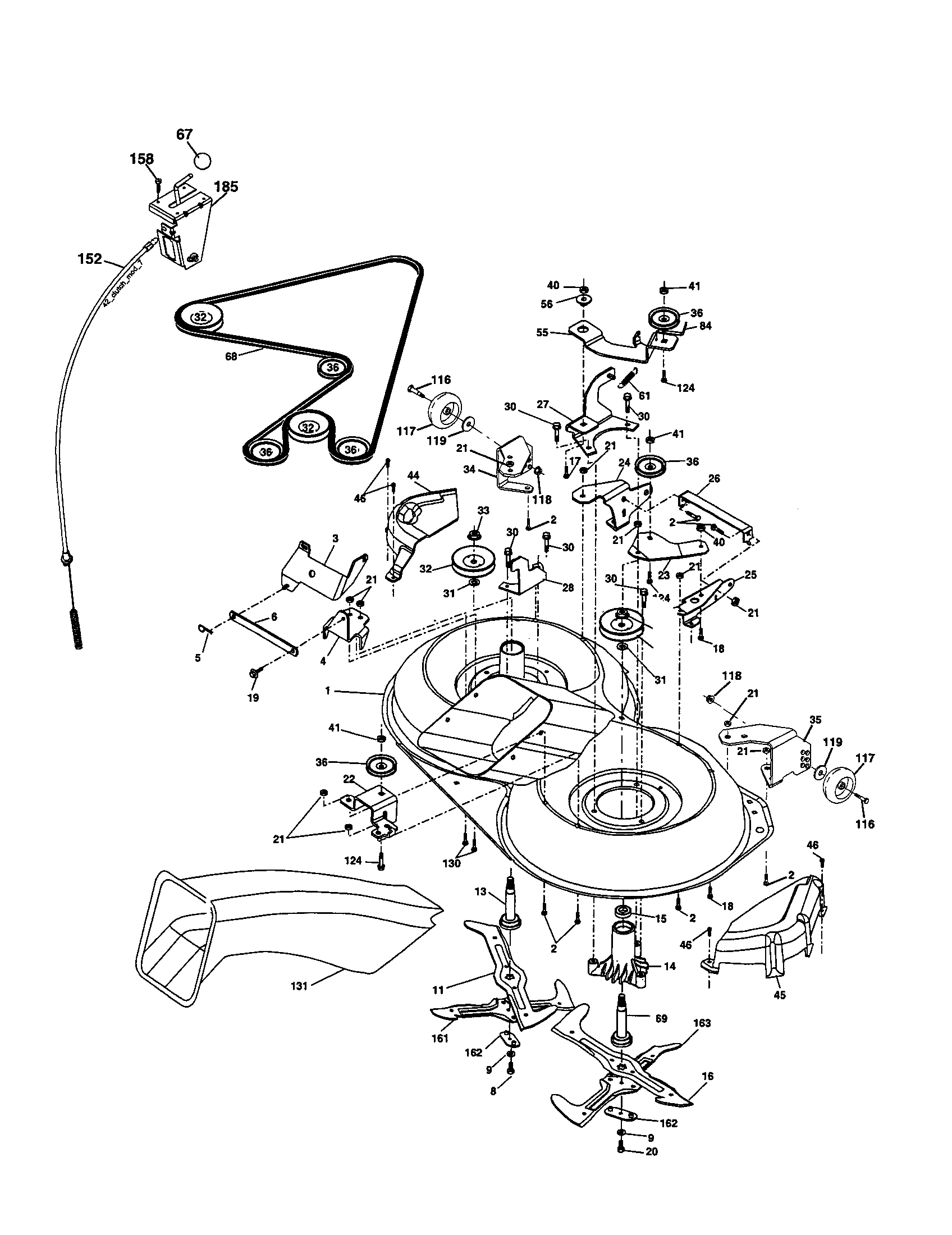 Craftsman 917278230 mower diagram
