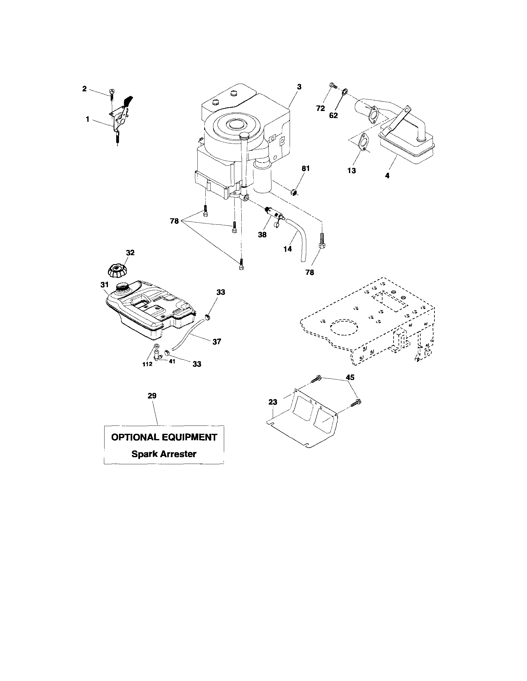 Craftsman 917275631 engine diagram