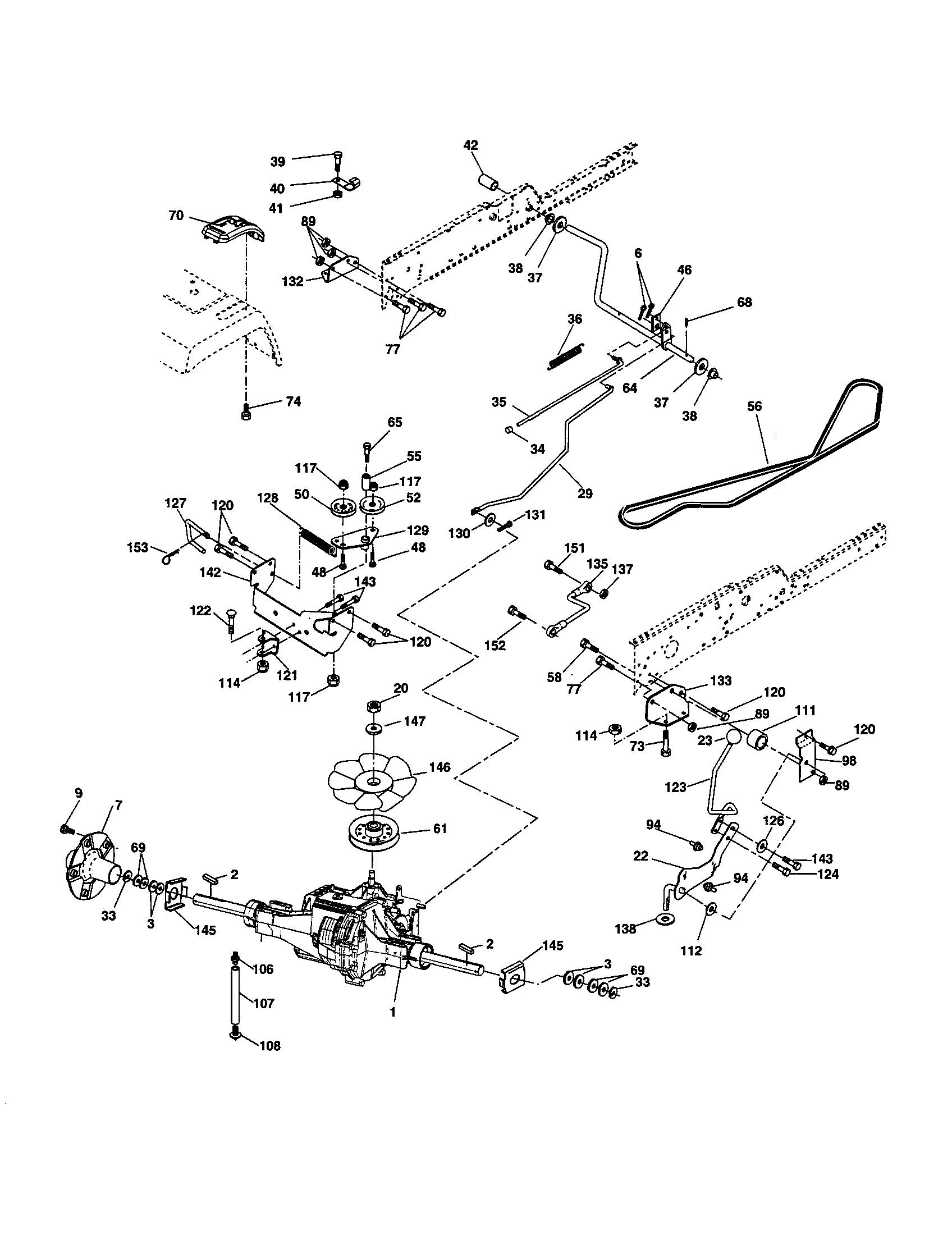 Craftsman 917277640 drive diagram