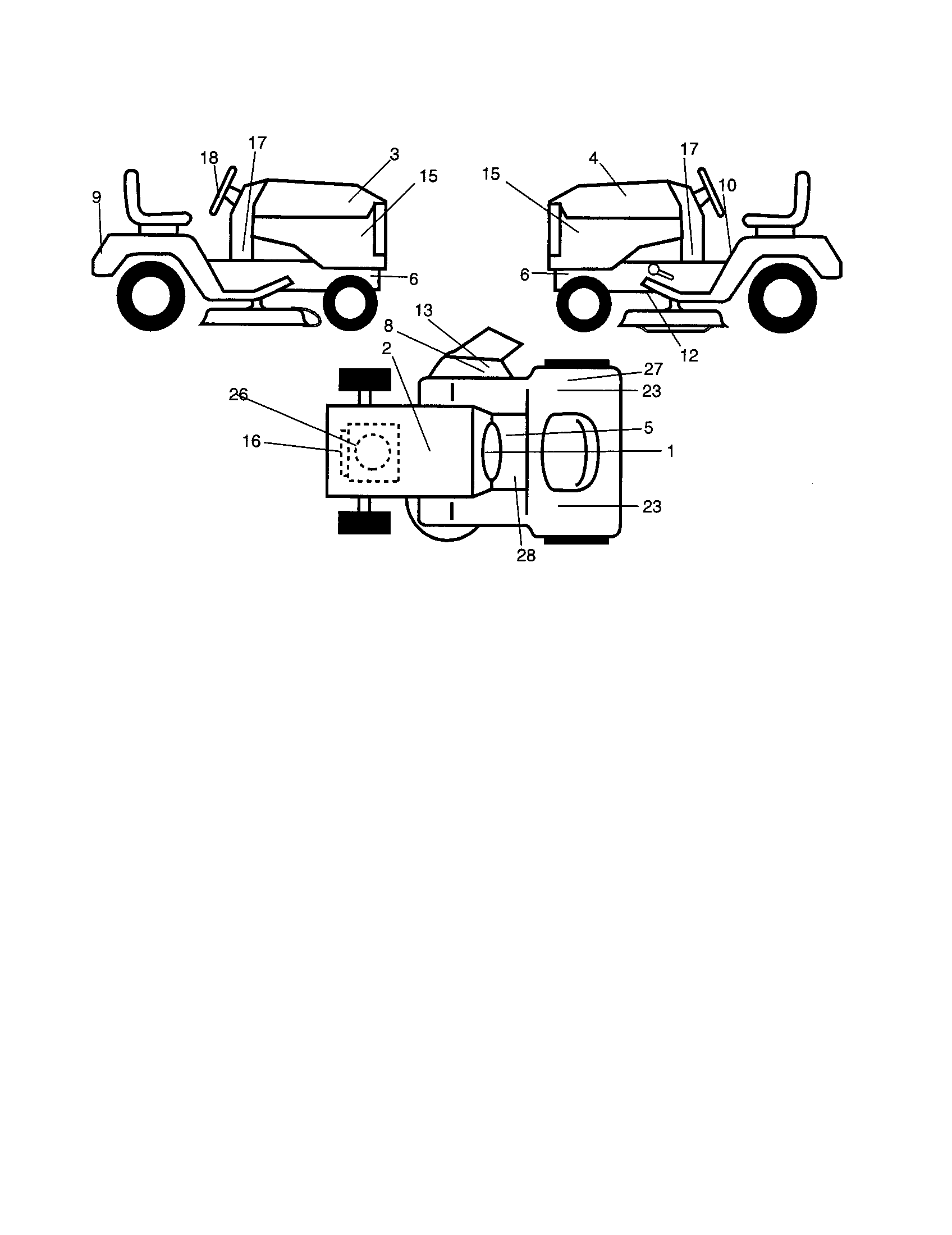 Craftsman 917277640 decals diagram
