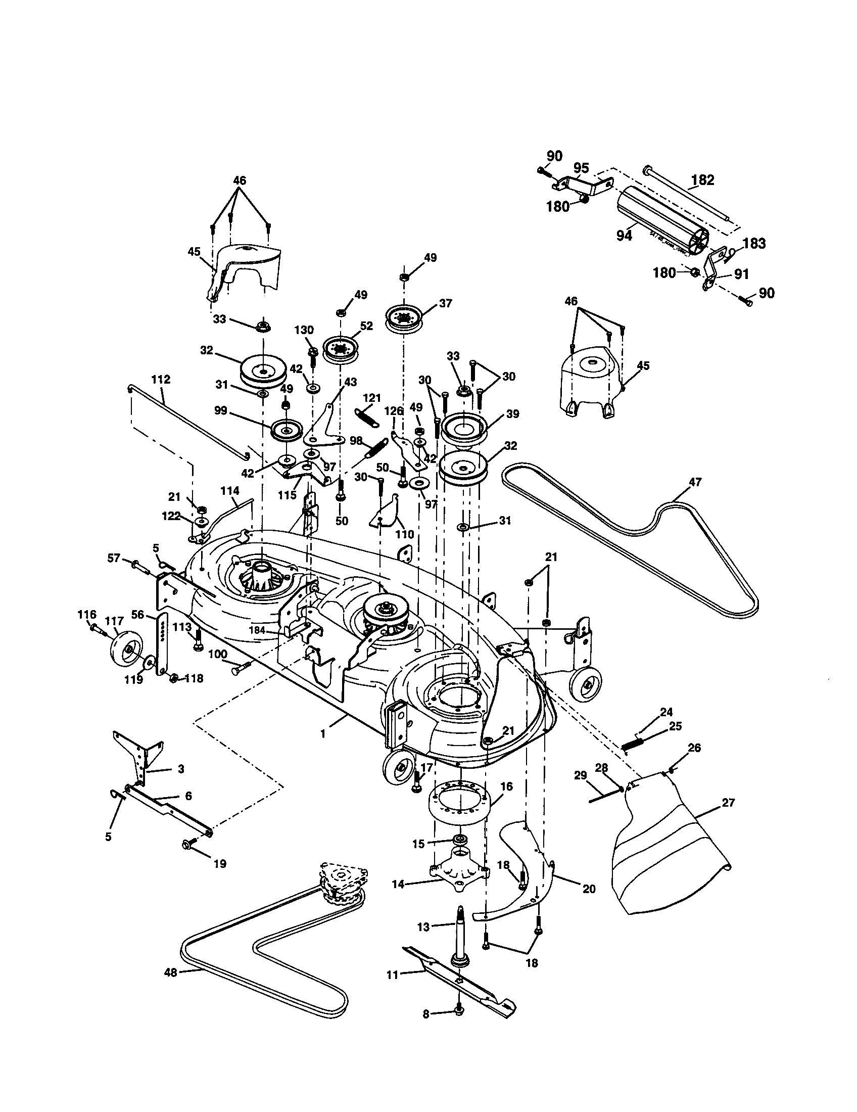 Craftsman 917277640 mower diagram