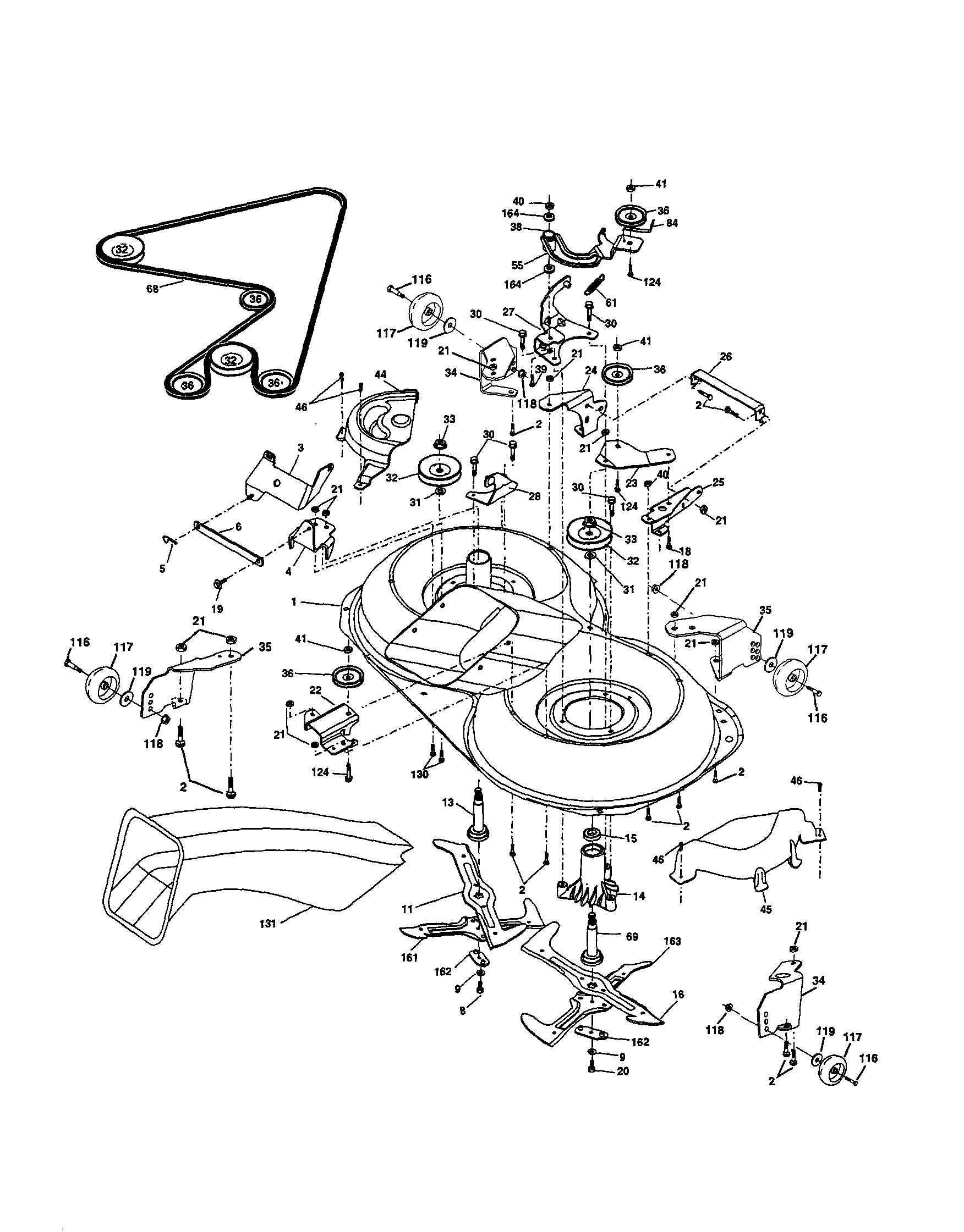 Companion 917278260 mower diagram