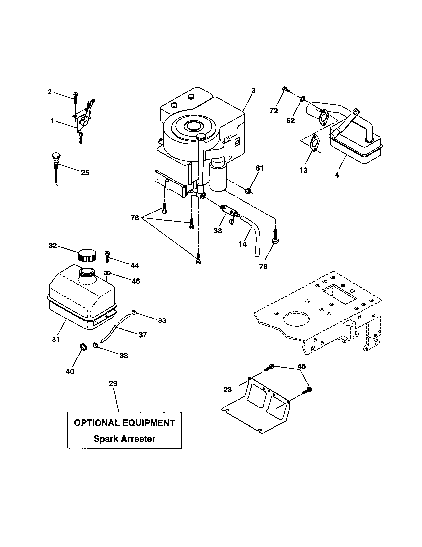 Craftsman 917277331 engine diagram