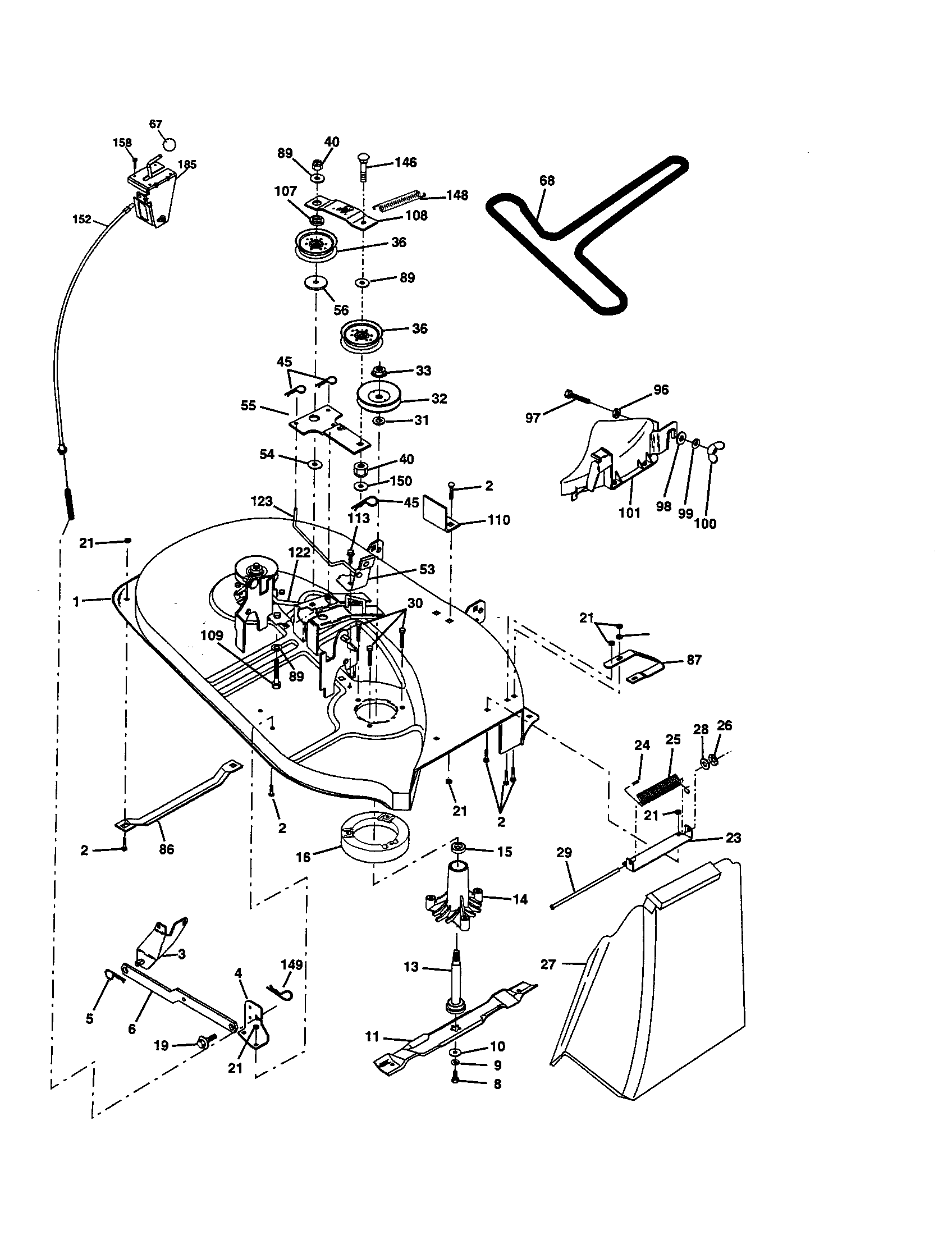 Craftsman 917277491 mower diagram