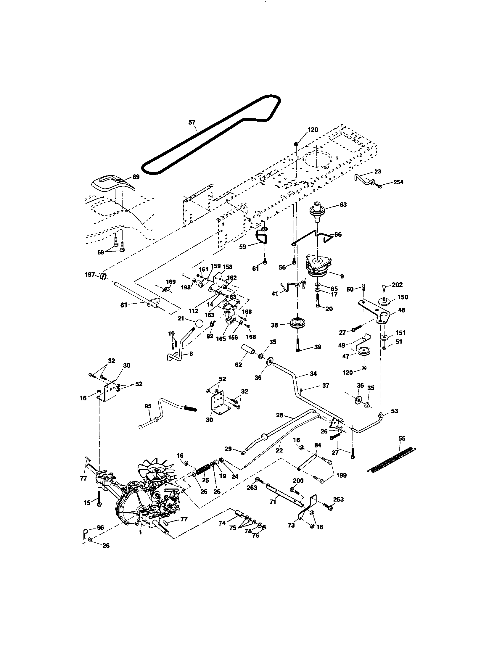 Craftsman 917275661 ground drive diagram