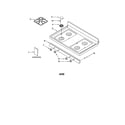Kenmore 66572173300 cooktop diagram