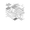 Kenmore 66572173300 bake drawer and broiler diagram