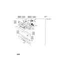 Bosch HBN442AUC fascia panel diagram