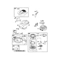 Craftsman 917388571 rewind/starter/blower-housing diagram