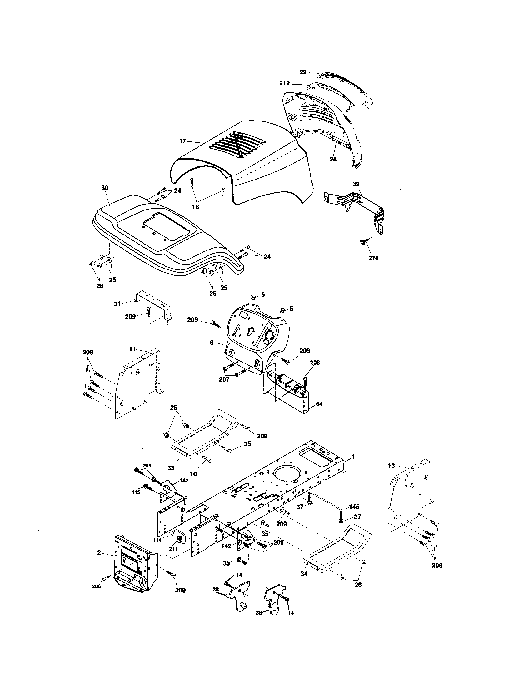 Murray 425014X92E chassis and enclosures diagram