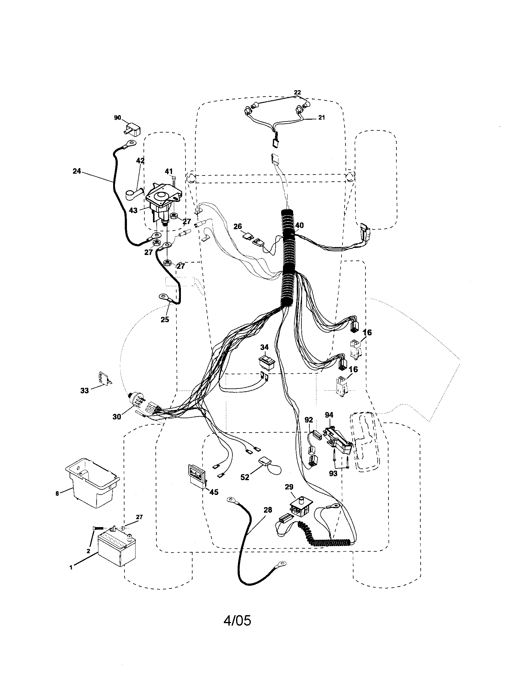 Ryobi 96016000401 electrical diagram