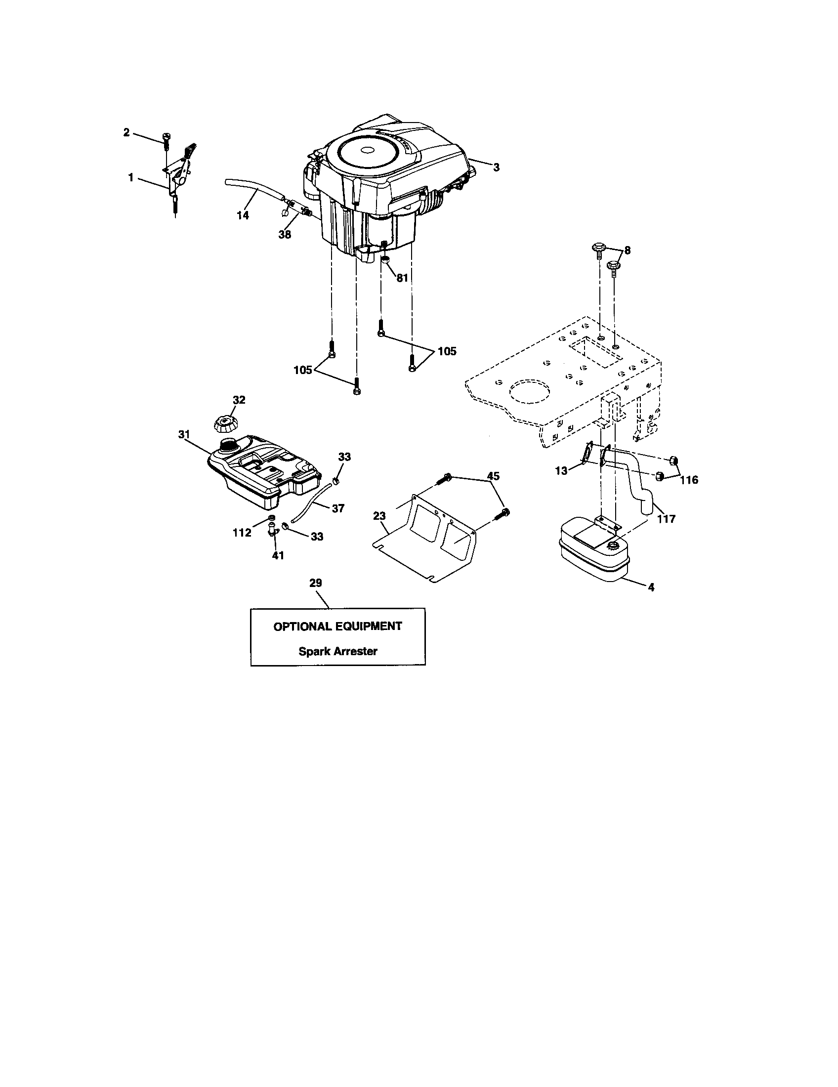 Craftsman 917275662 engine diagram